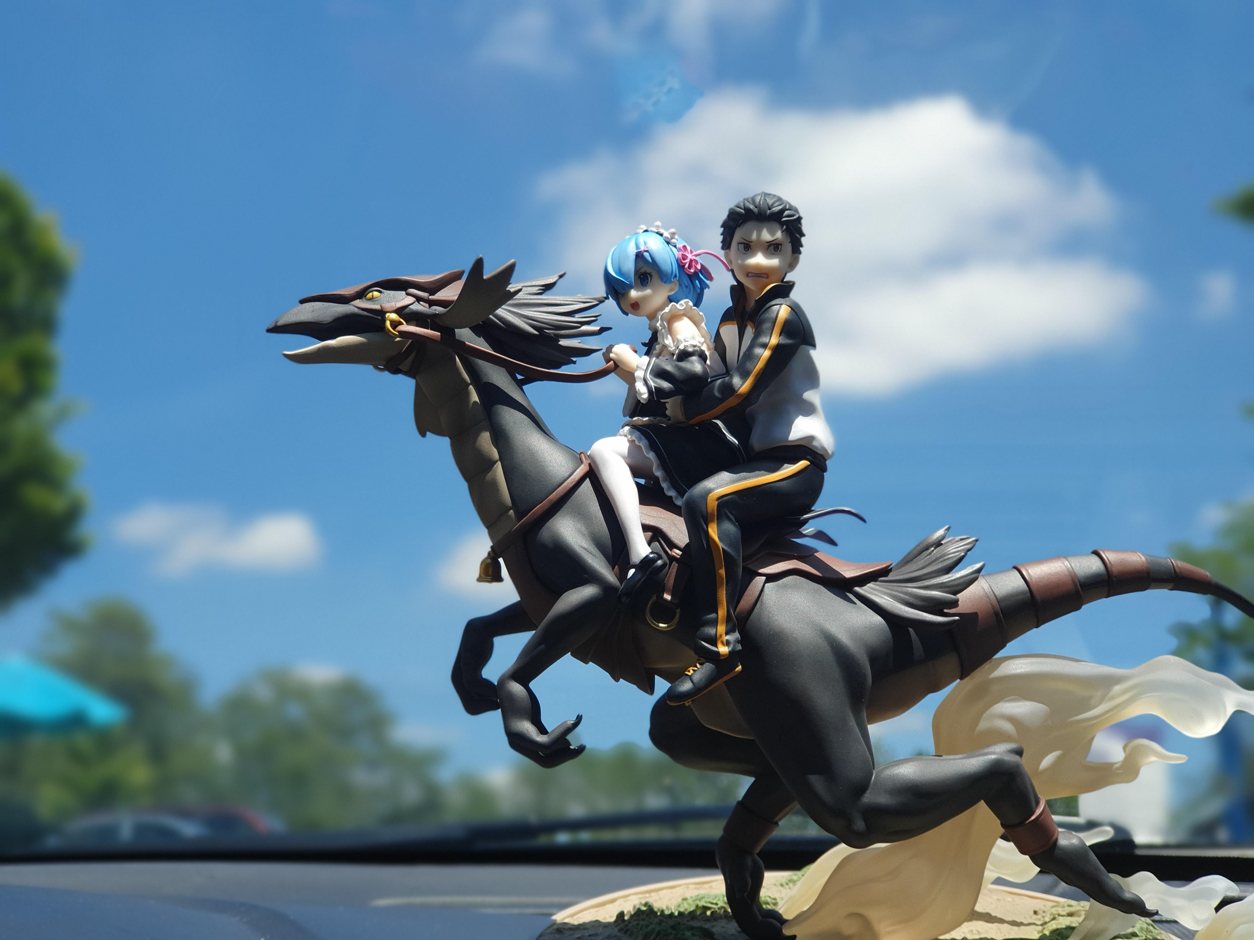 [Media] My Rem & Subaru riding Patrasche figurine r/Re_Zero
