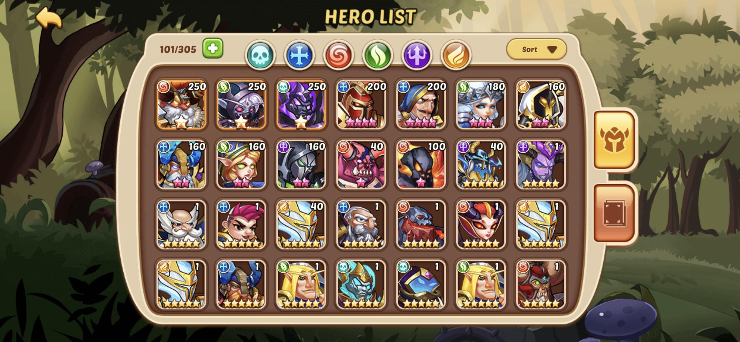 Keep Sigmund in slot one or replace with 10* IB? IdleHeroes