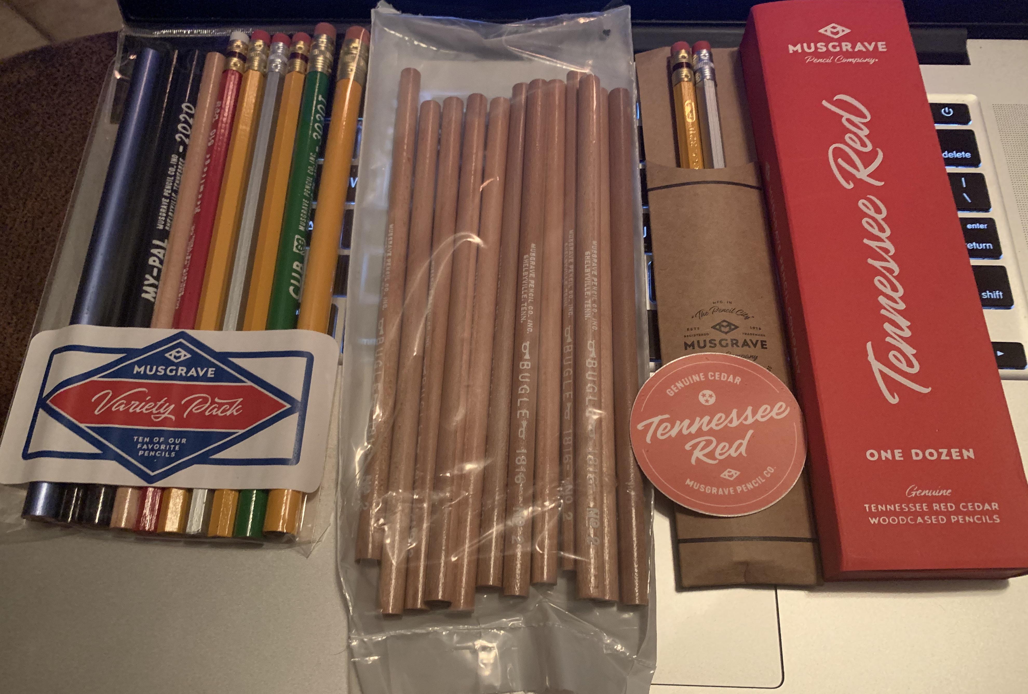 So many new sticks. Might keep ordering Tennessee Reds just for that