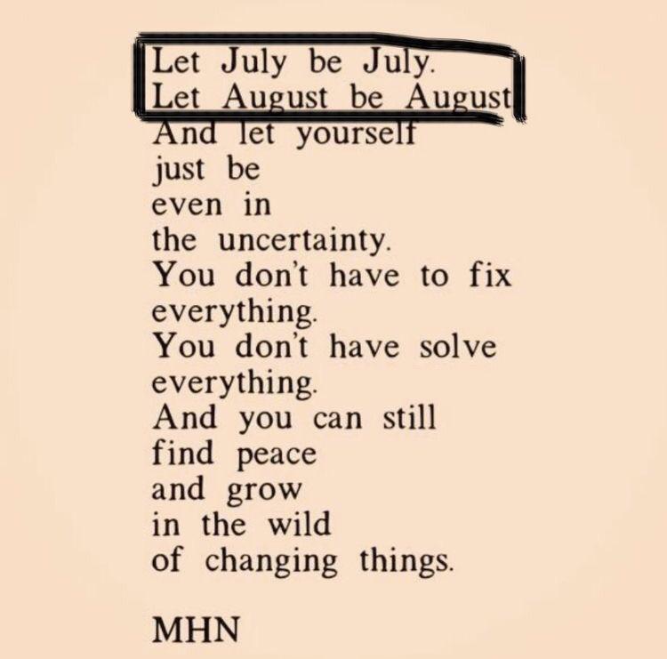 [POEM] Let July be July by Harper Nichols r/Poem