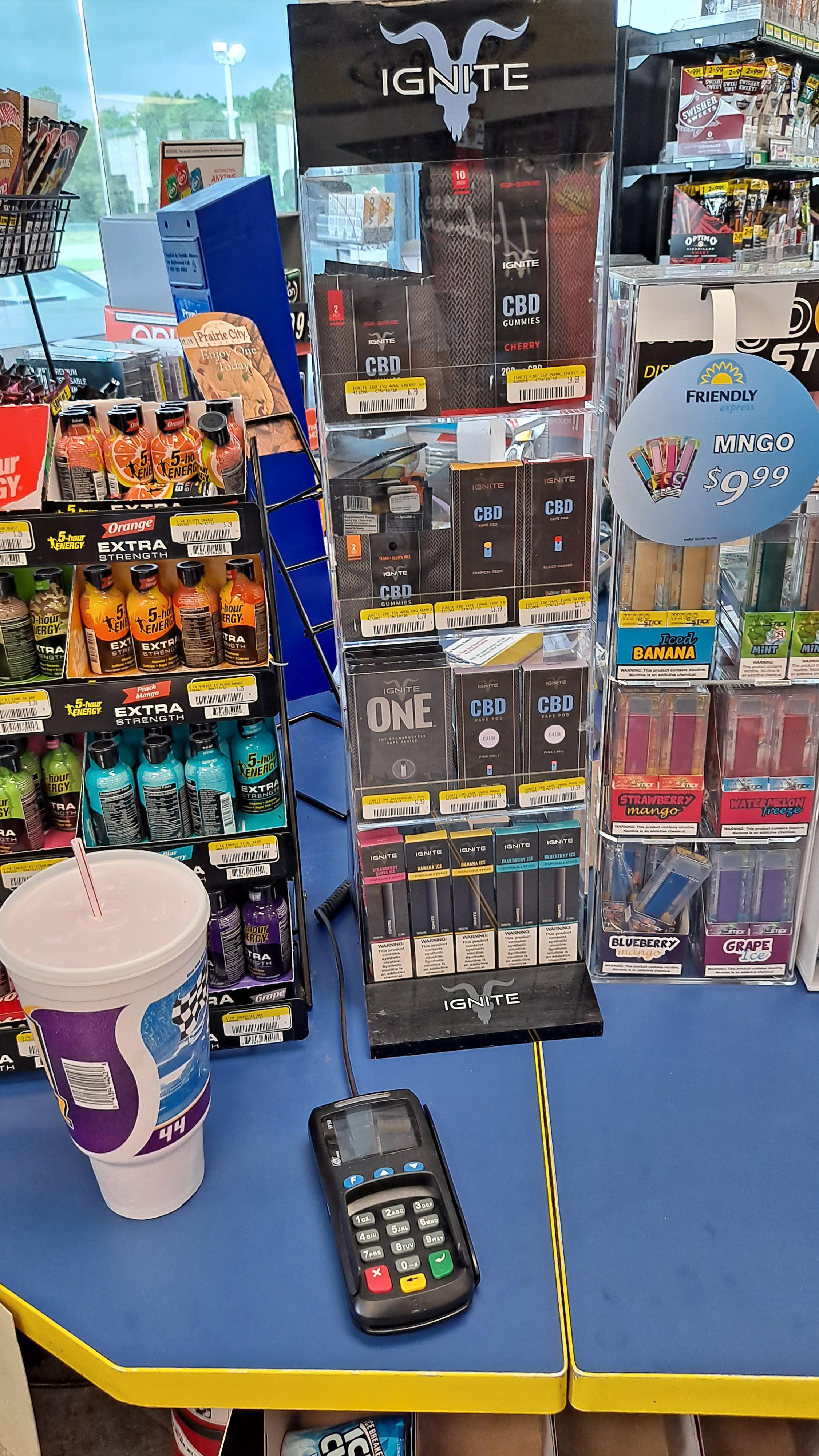 Found ol' Danny boys product in the wild, A gas station in Folkston, GA