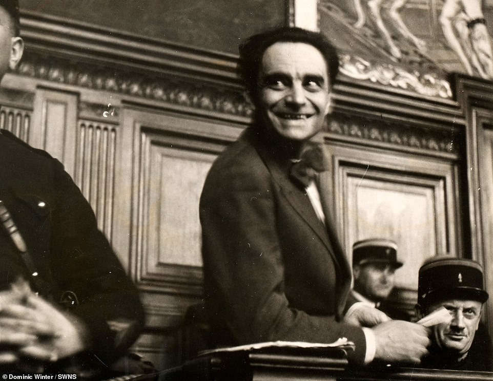 Gestapo officers investigating the Resistance in Paris in May 1943