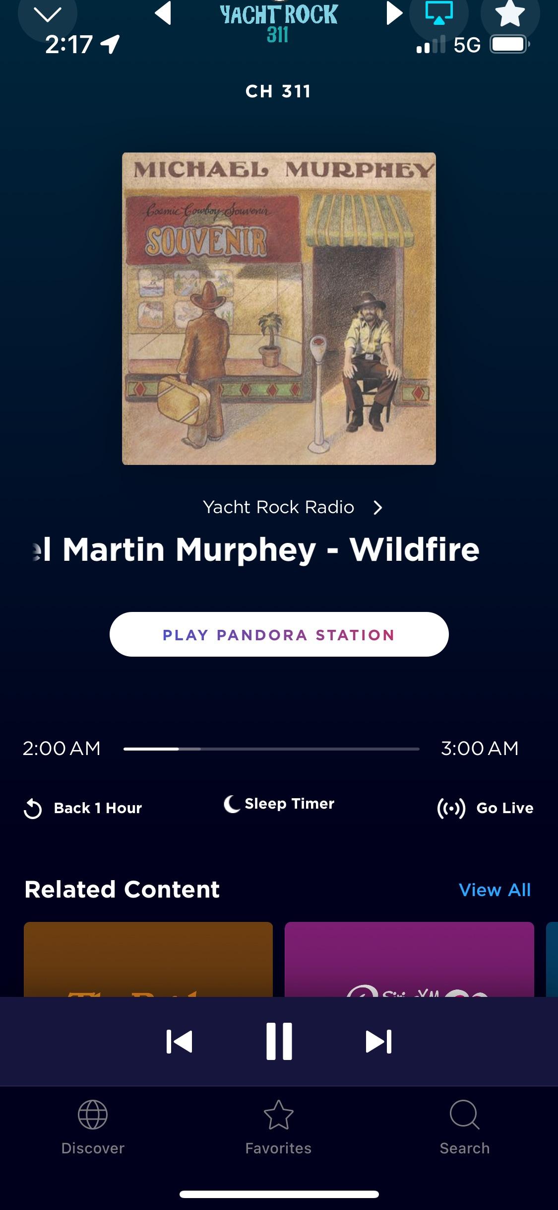 Does anyone know what version of Michael Muphy’s wildfire plays on