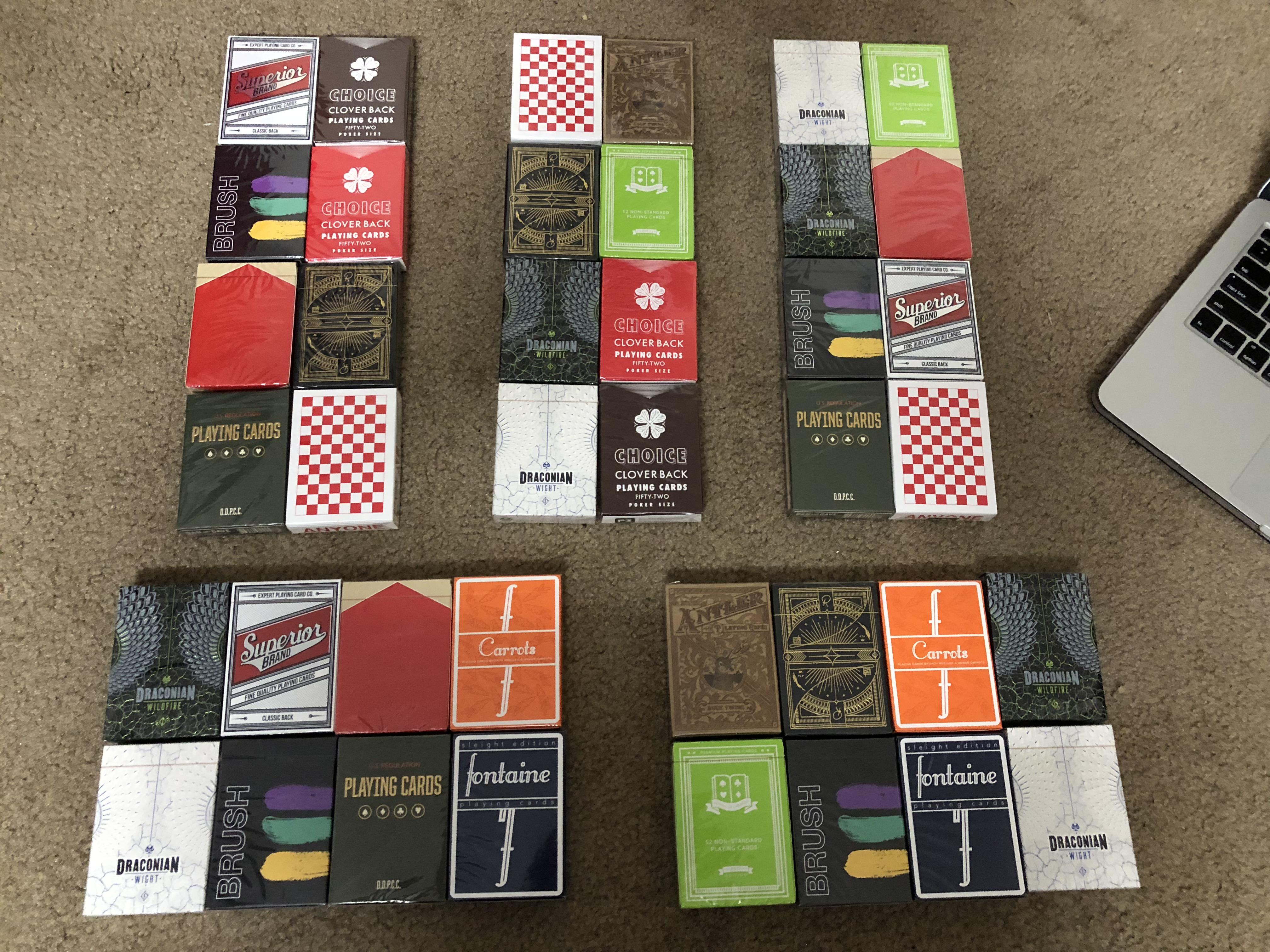 [SELL] Playing Cards Bundle (8 decks) r/PlayingCardsMarket