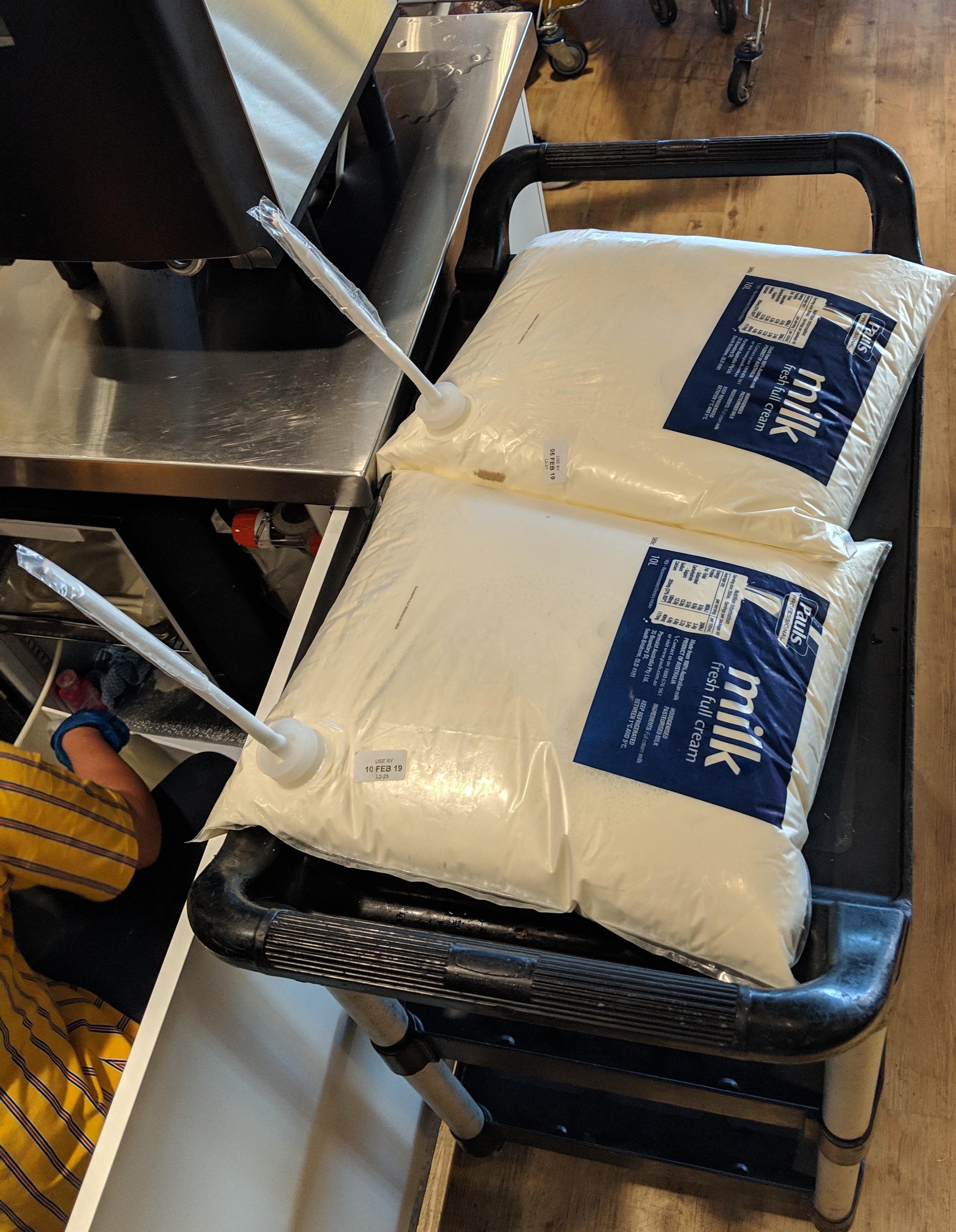 IKEA stocks giant milk bags for keeping our bones stronk. complete with