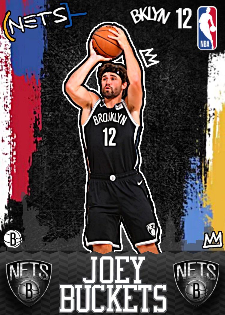 Joey Buckets City Jersey inspired Basketball Card I made for a graphic