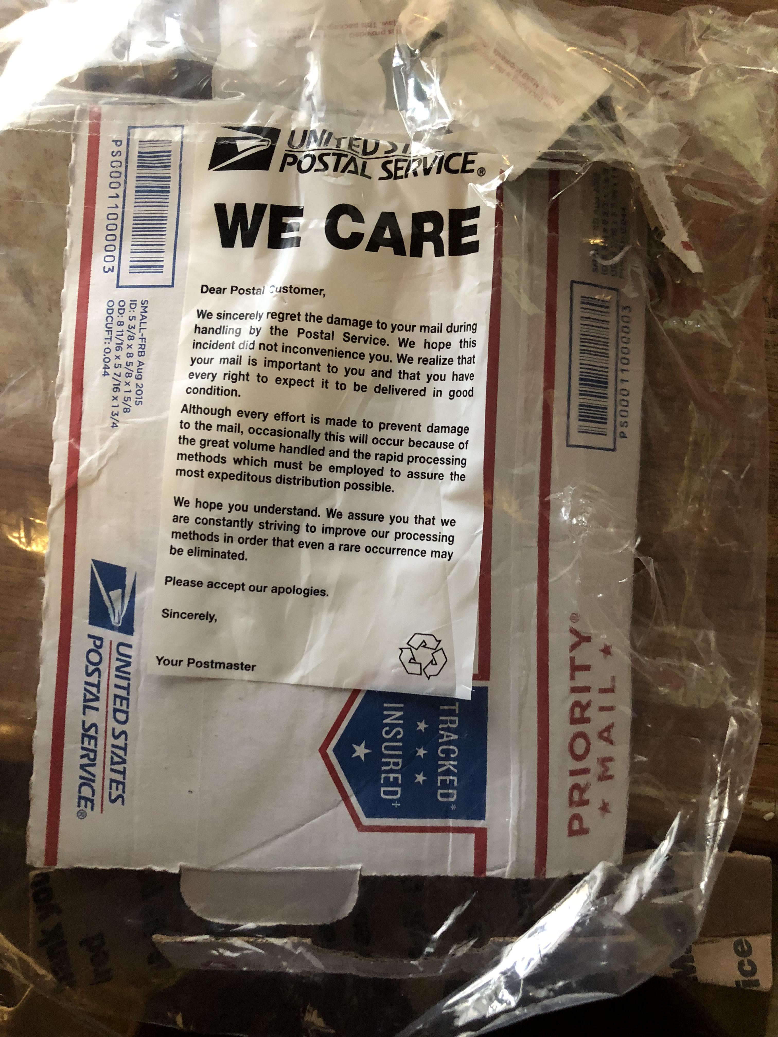 When a USPS employee steals your custom knife, and you want to use one