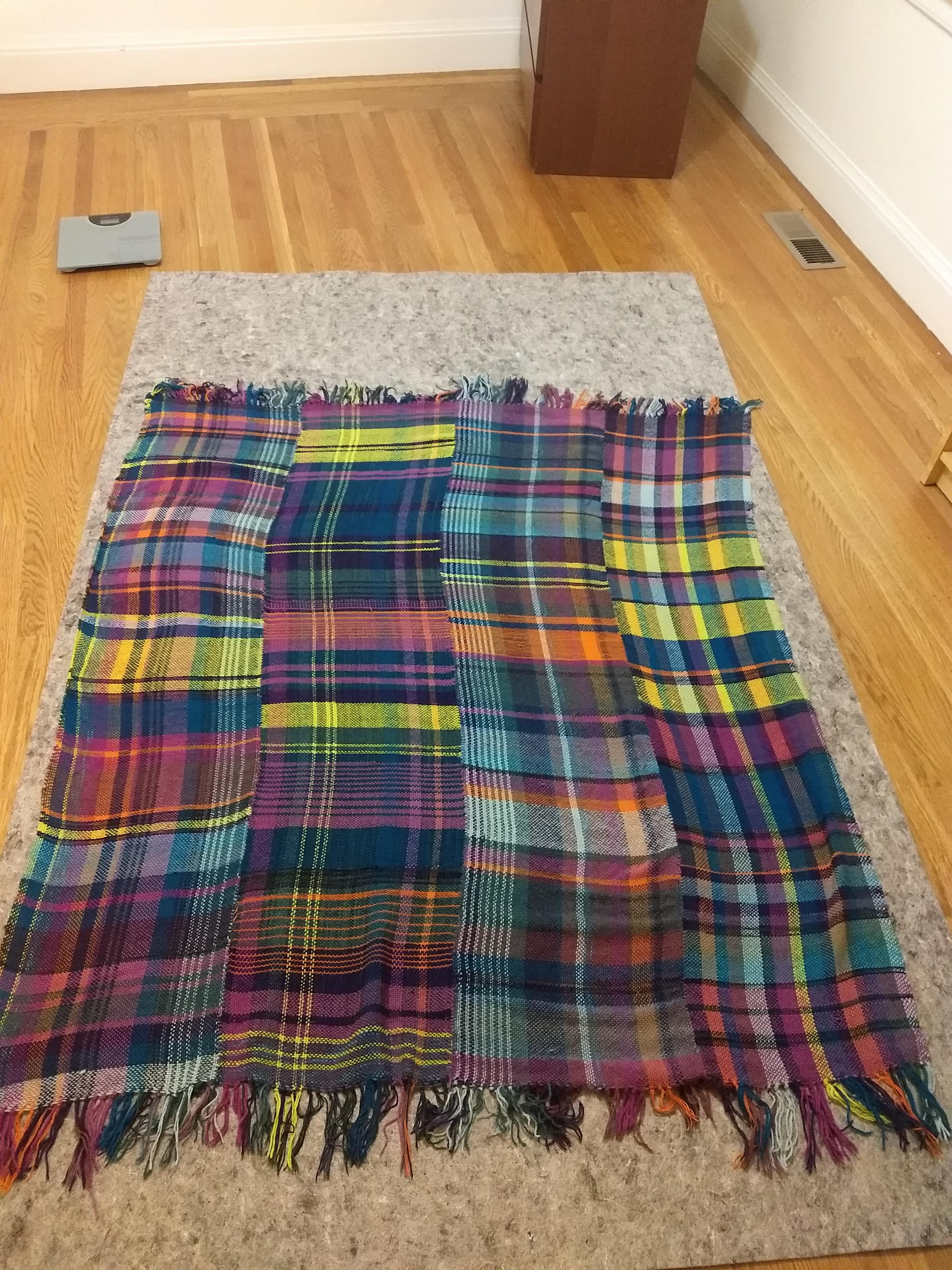 Rigid Heddle Blanket Complete! r/weaving