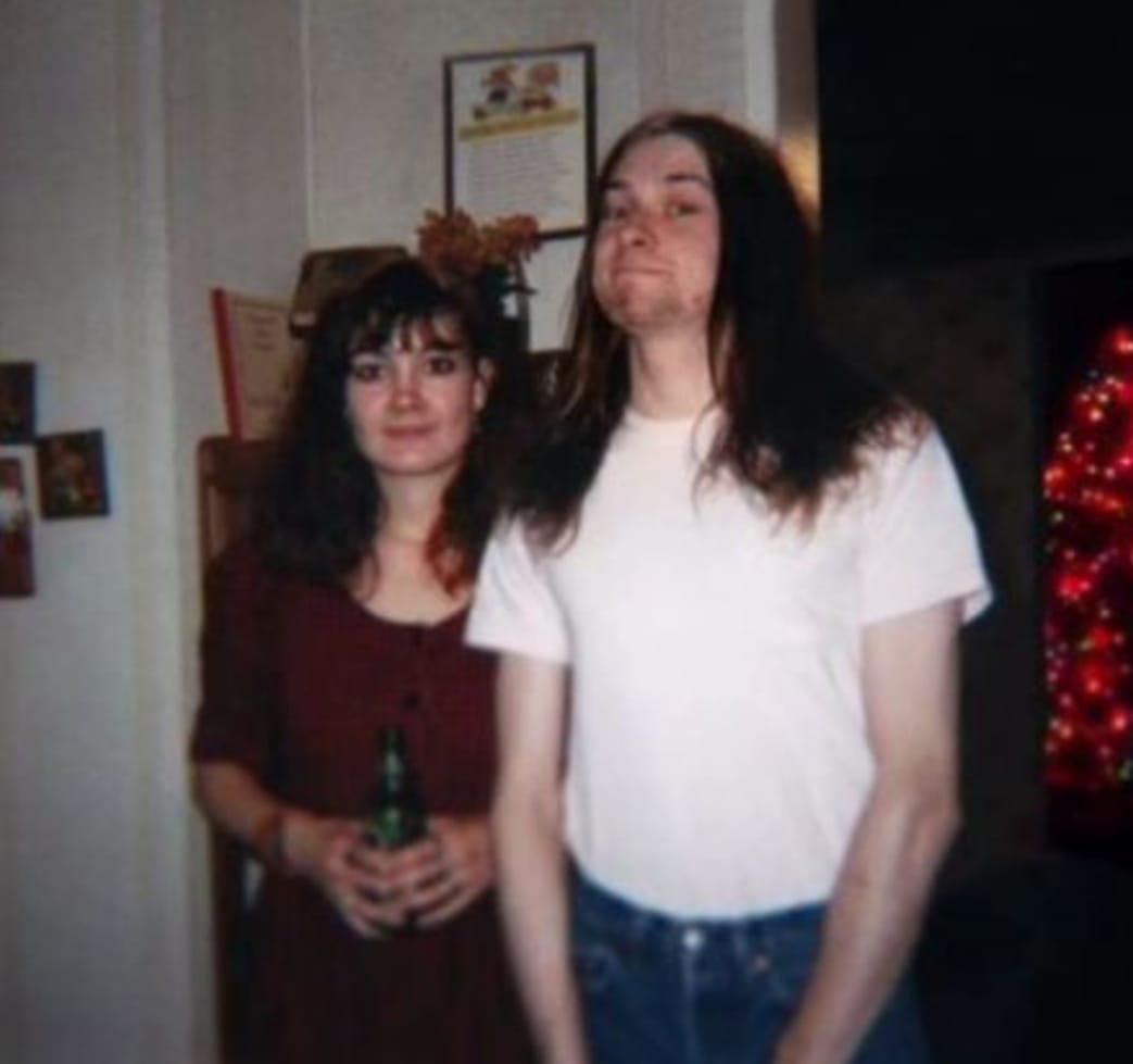 Kurt Cobain with his girlfriend Tracey, 1980’s Images