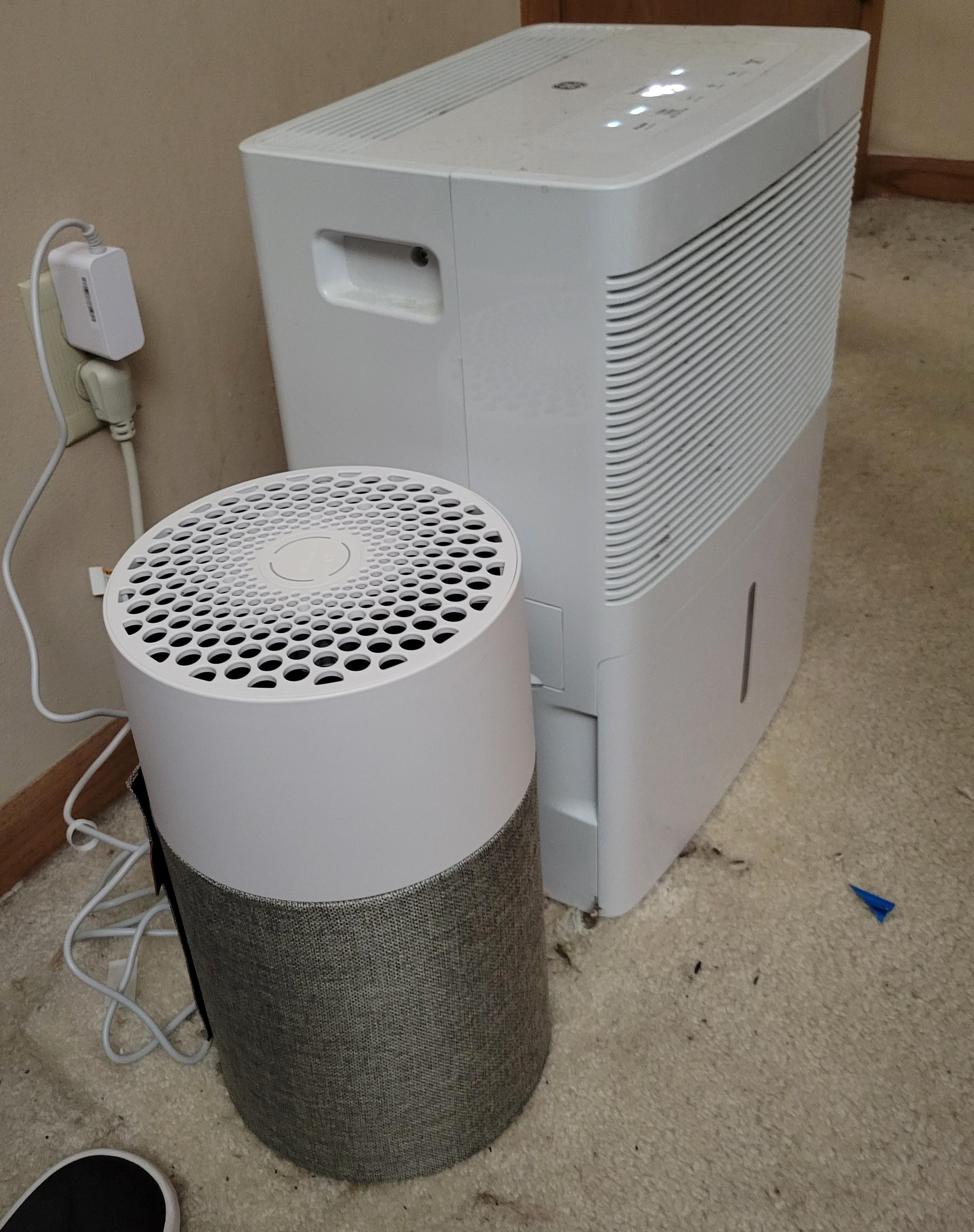 Truly not interesting. An air purifier and a dehumidifier that I helped