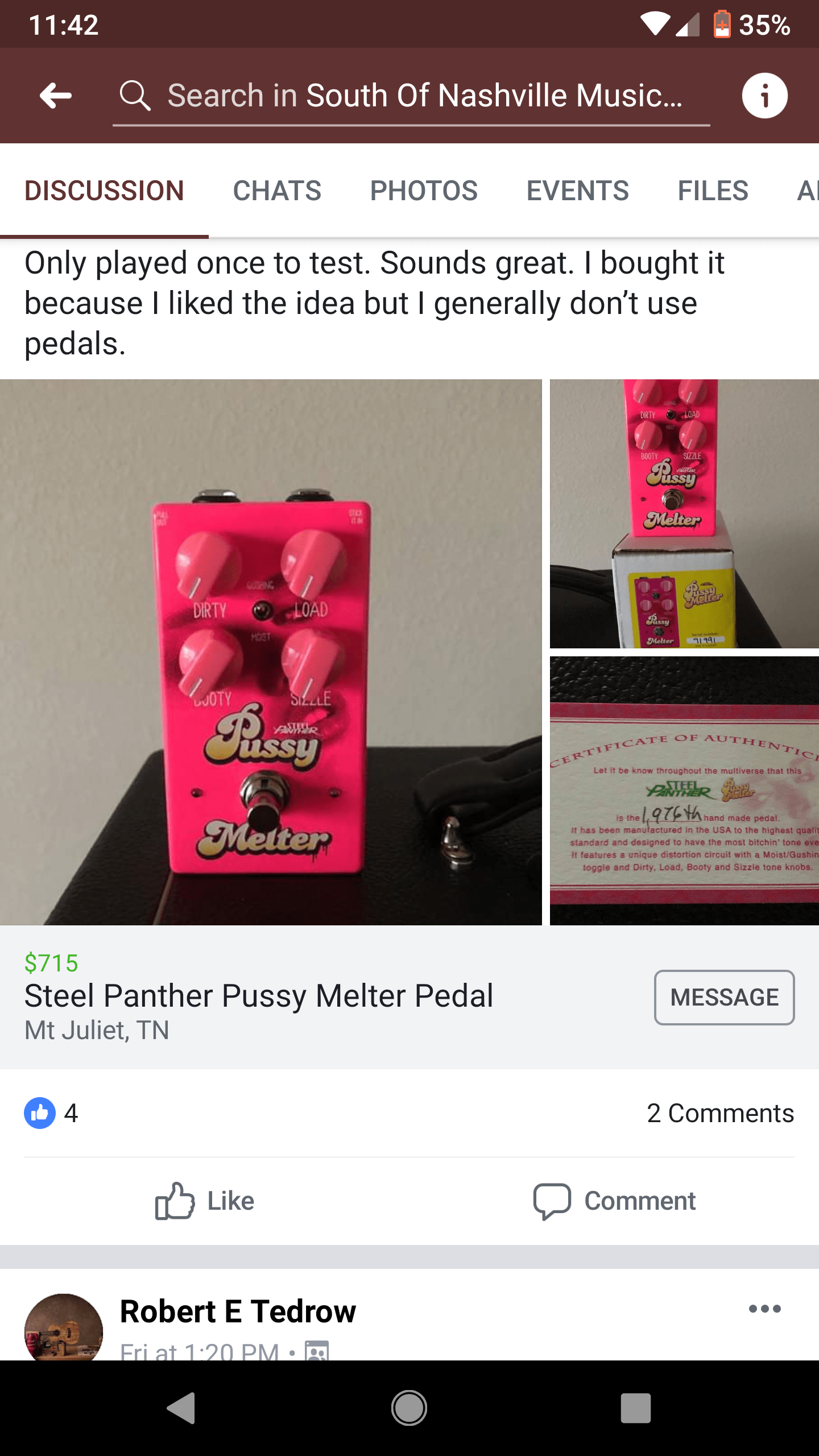 Just market value r/guitarpedalsjerk