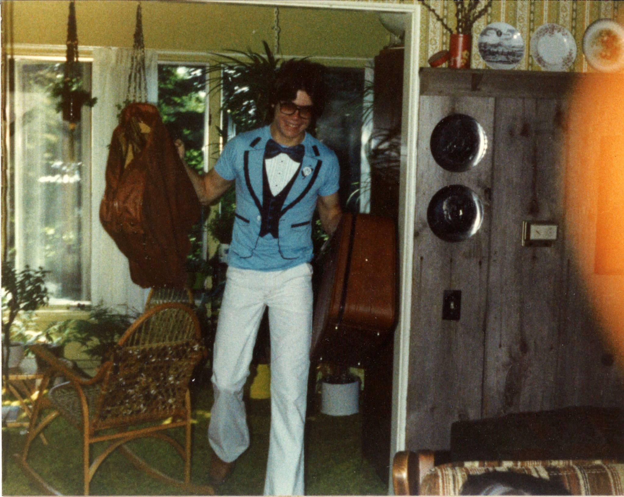 My dad getting kicked out of his house on his 18th birthday in 1980. My