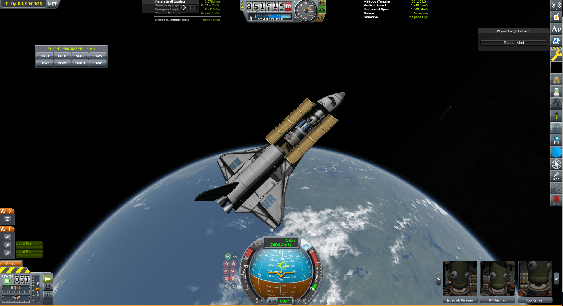 first successful shuttle orbit. side boosters? who needs them r