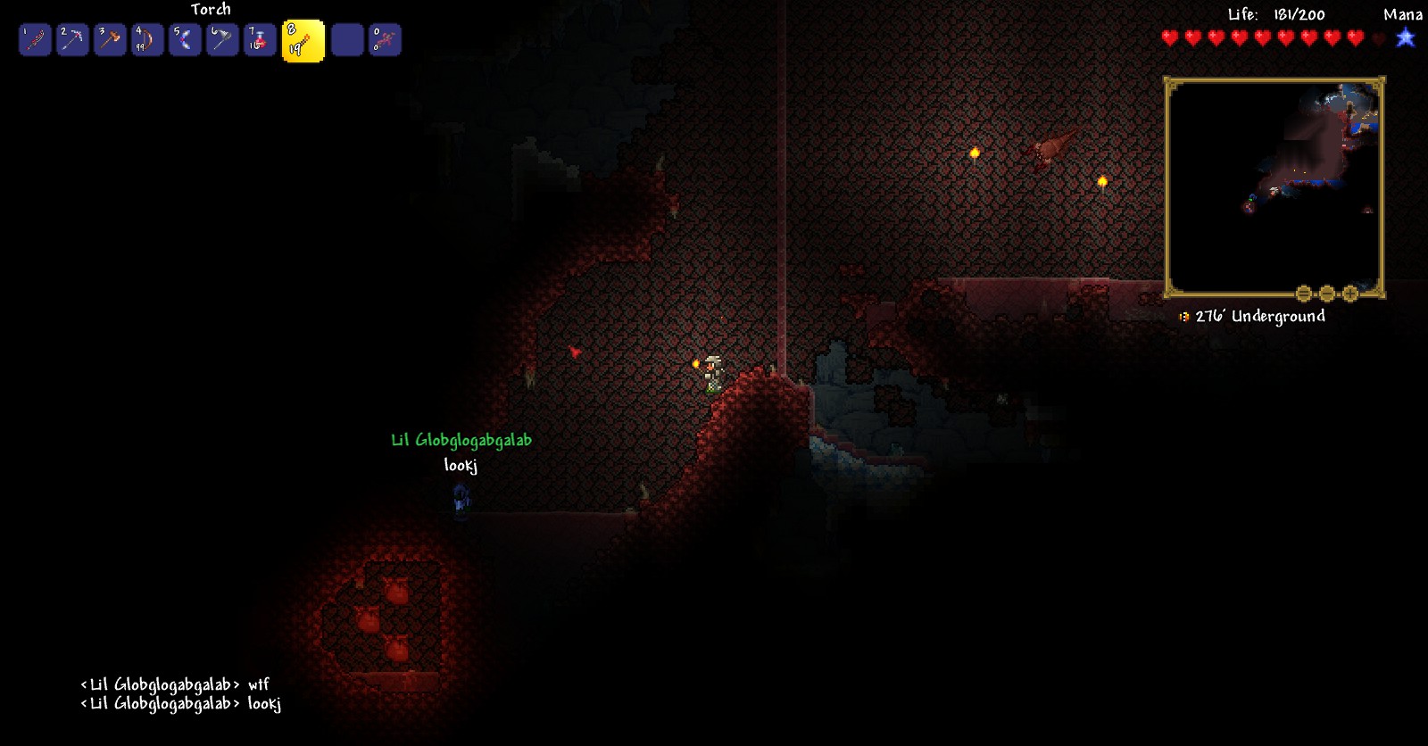 3 Crimson Hearts Within 1 Block of Each Other r/Terraria