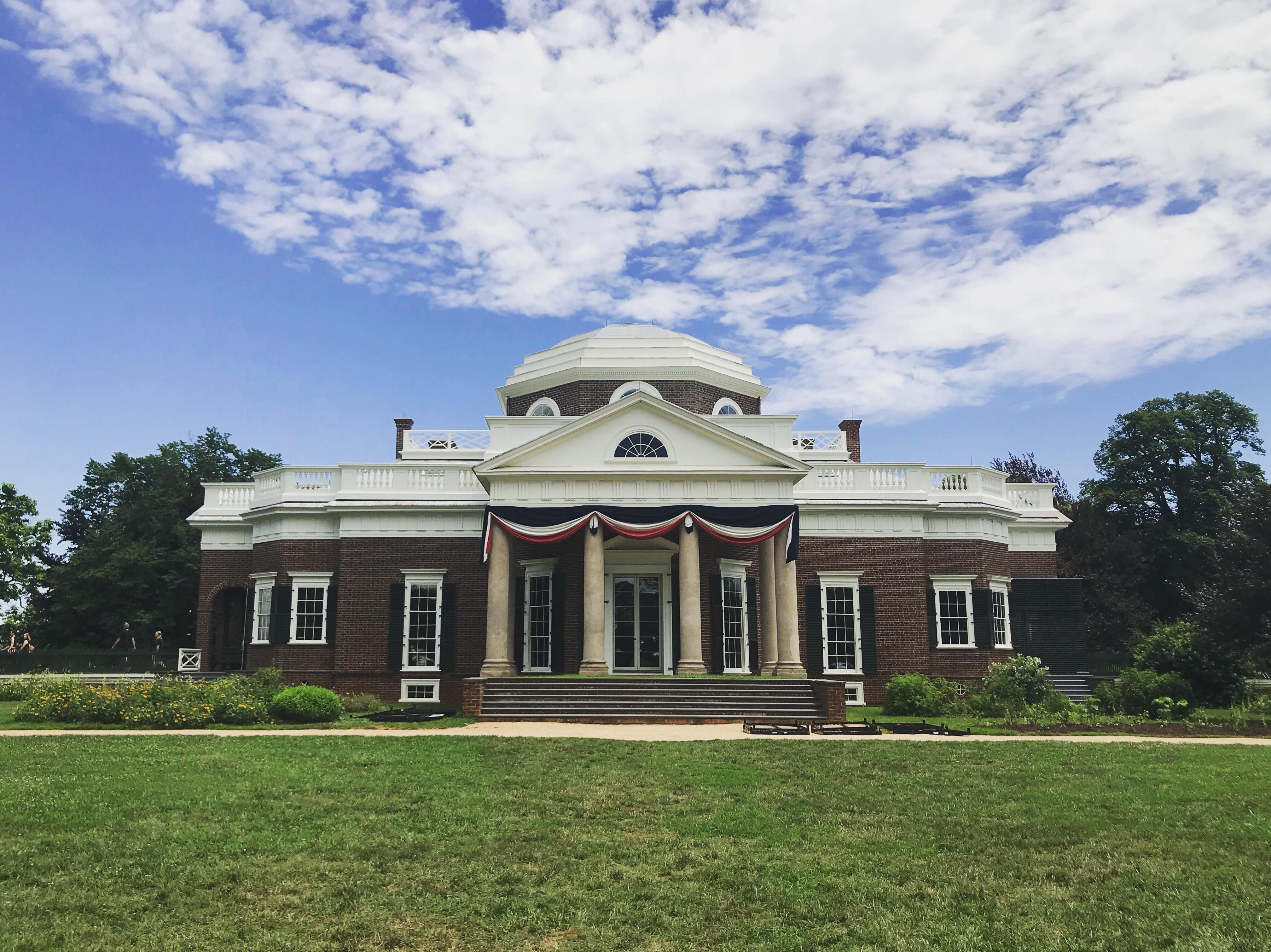 Thomas Jefferson’s Monticello, the first domed house in the United