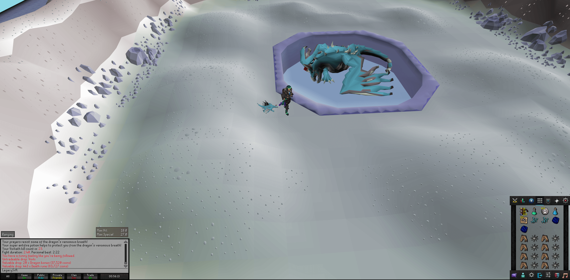 First pet in OSRS; Santa was generous to me this year with his drop