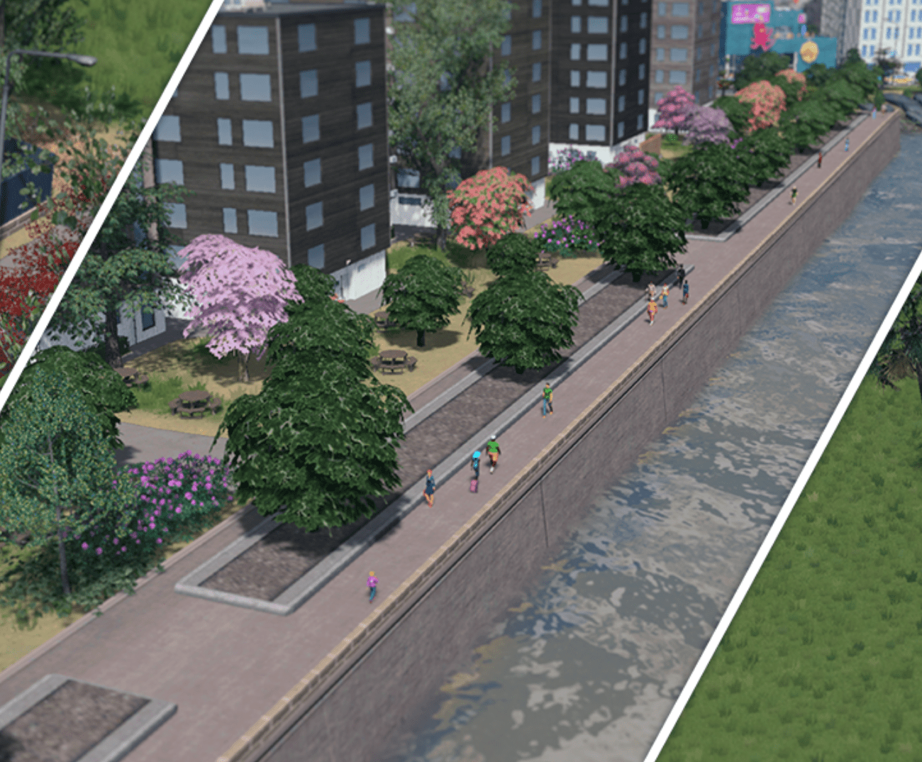 How do you get people to walk on the new quays? r/CitiesSkylines