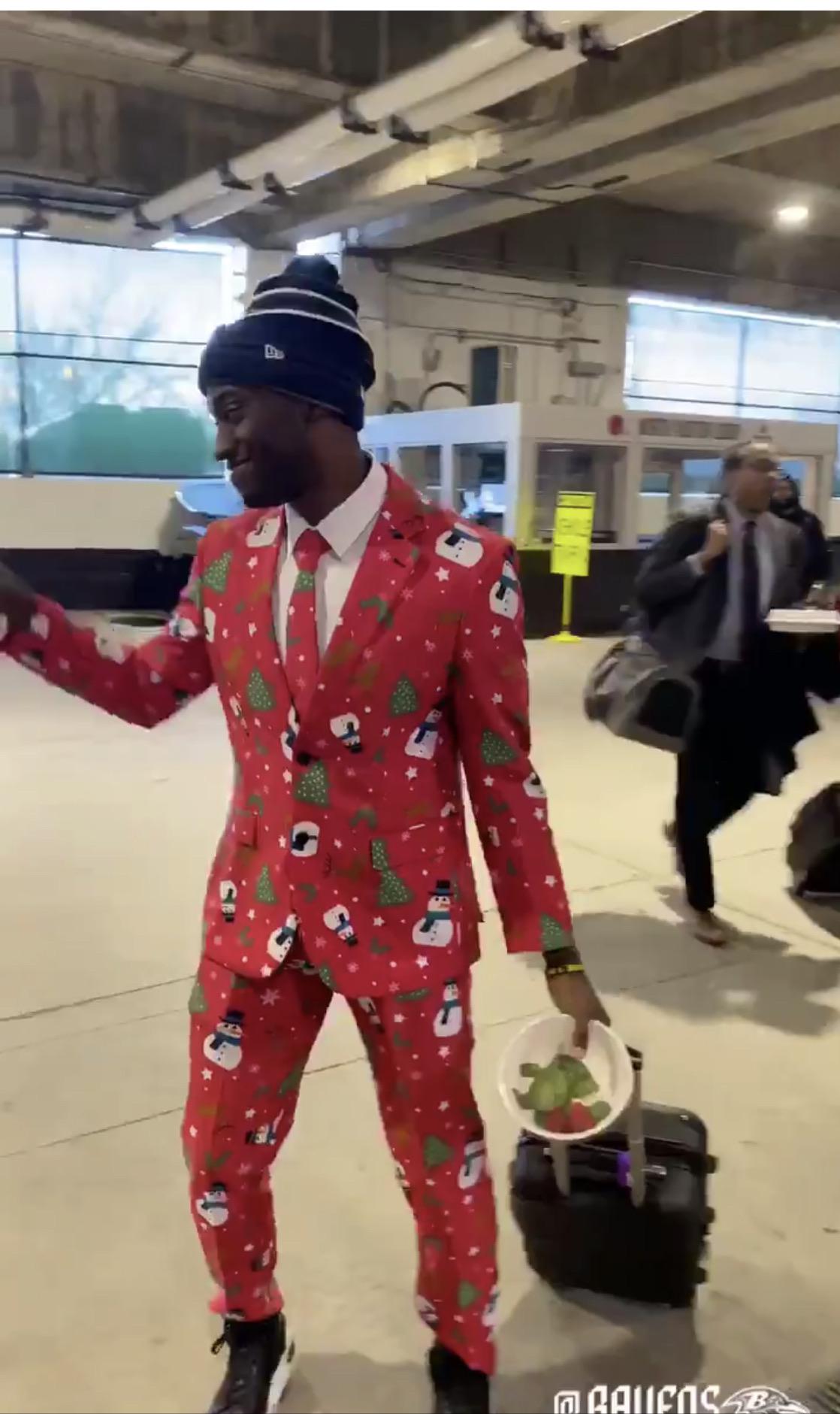 Rg3 Christmas Carol RG3 in the Christmas mood. ravens