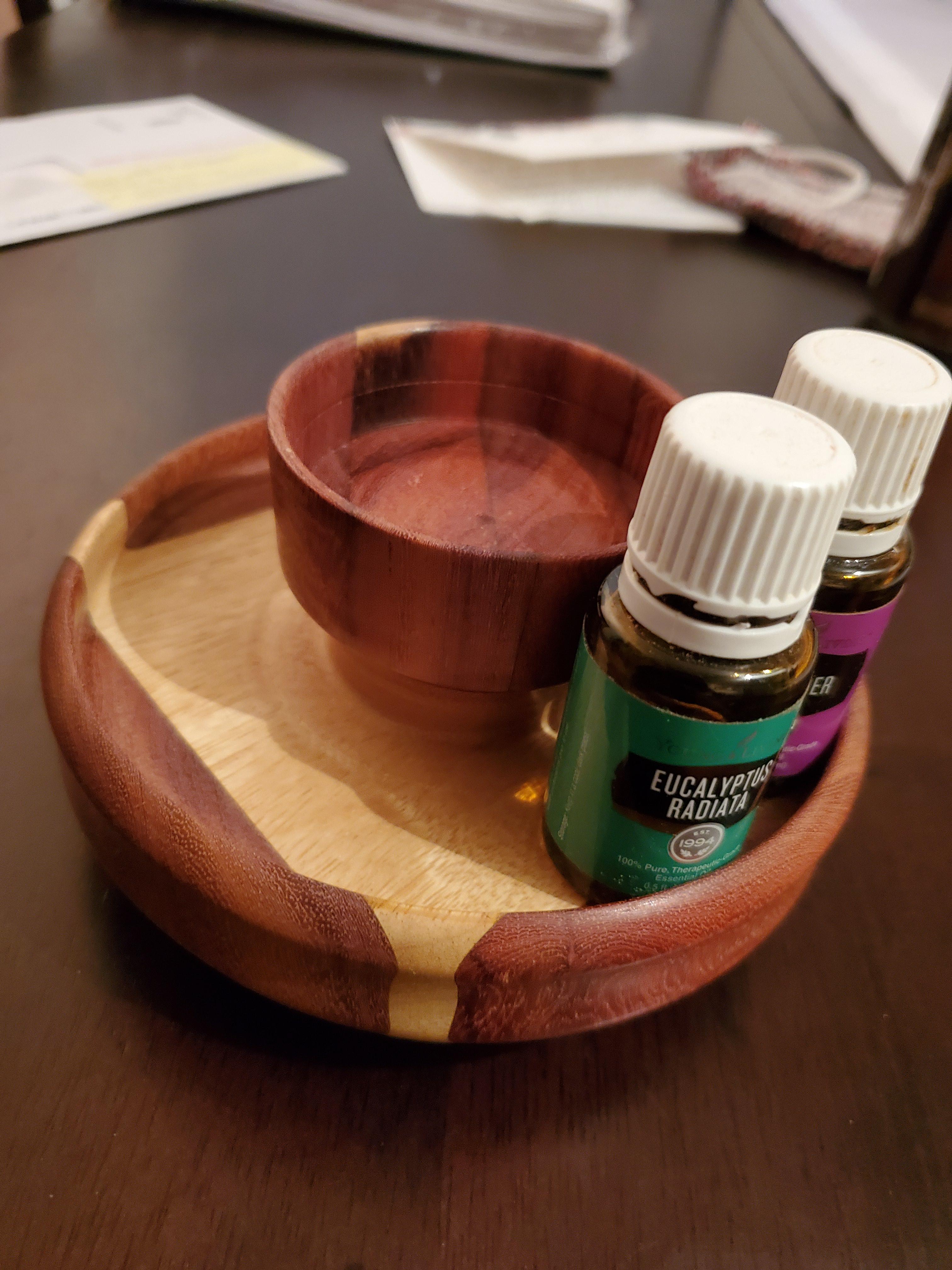 My latest essential oil holder/dish r/turning