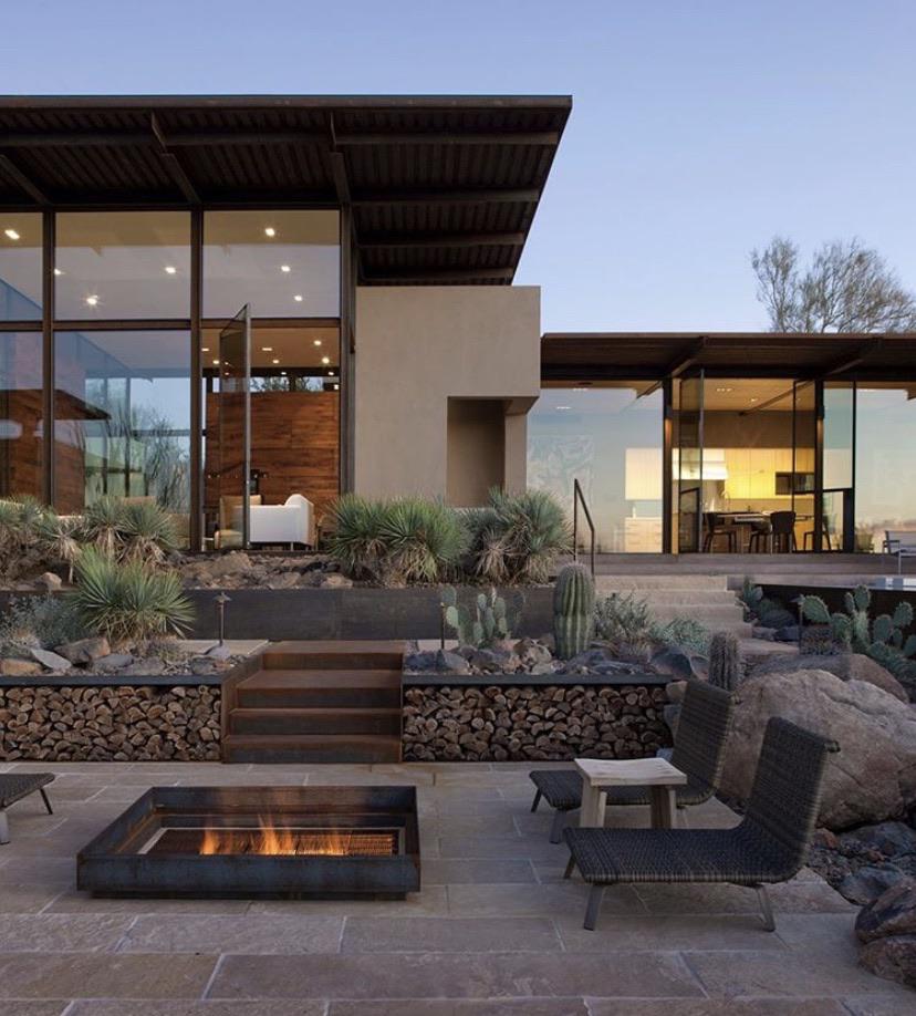 I love this fire pit set up in Arizona! r/Houseporn