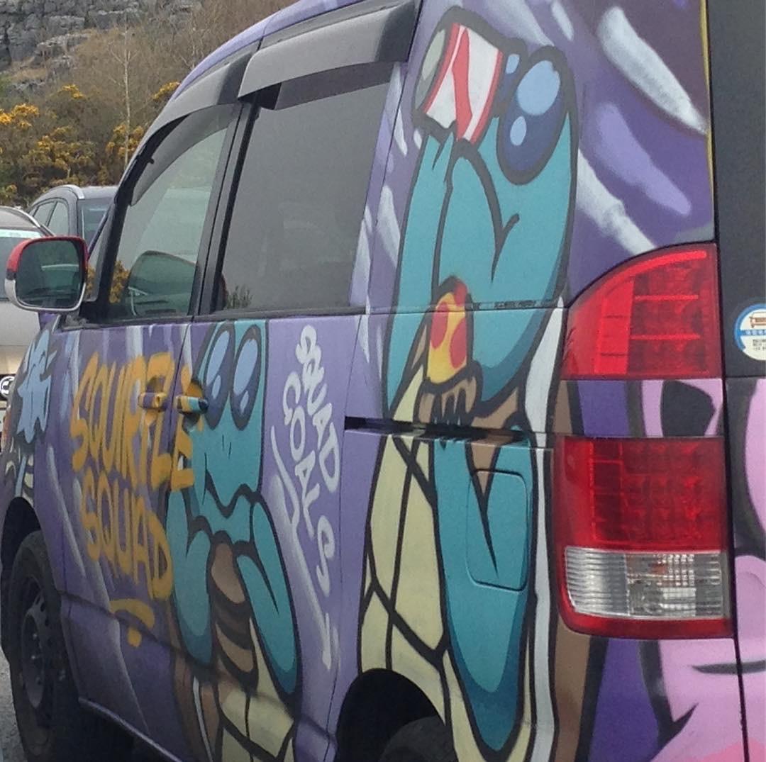 I saw this dope Pokemon van r/pokemon