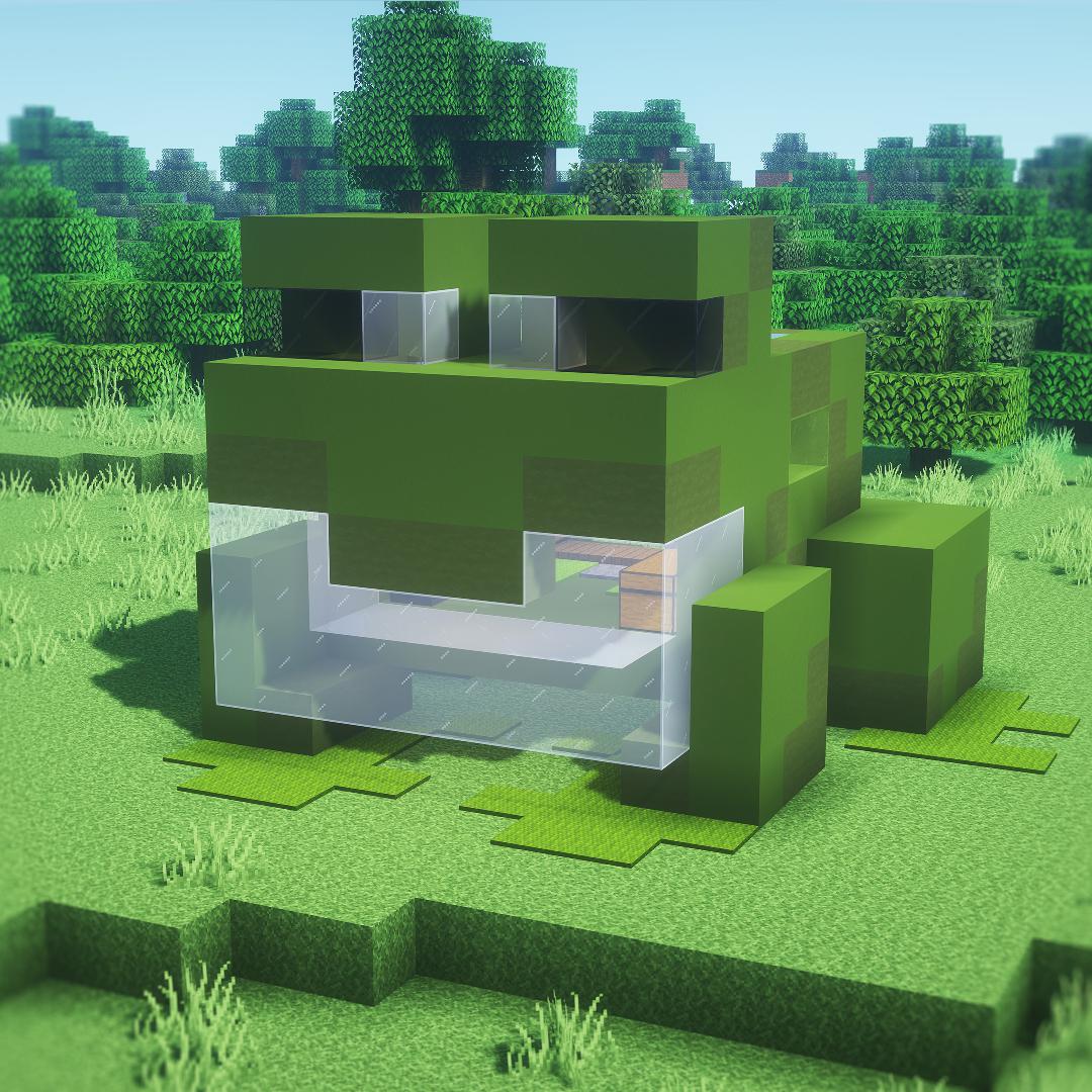 It's Wednesday my dudes! (Small Minecraft Frog House) r/Minecraftbuilds