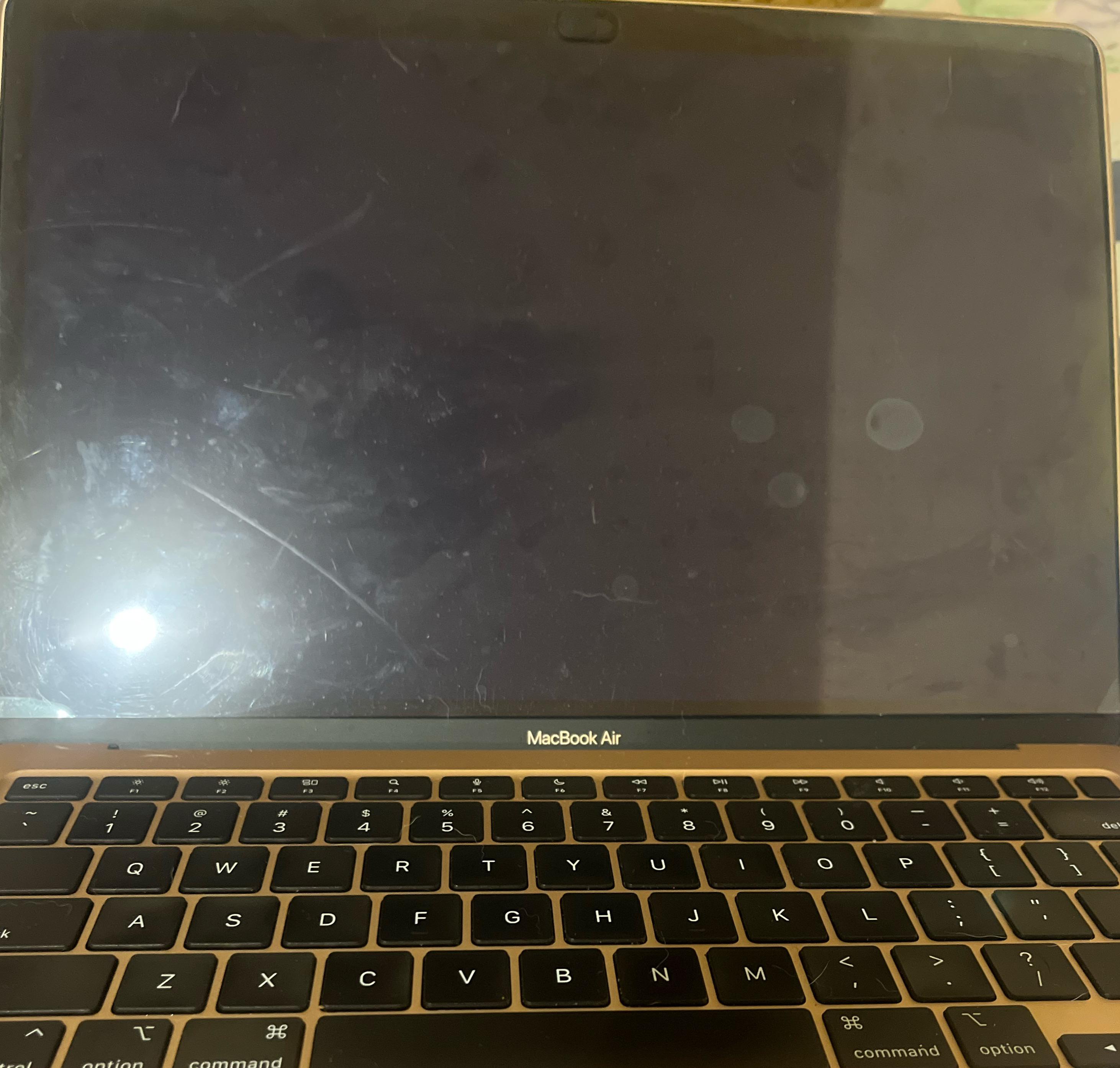 Macbook Air M1 screen just went black. Can you help me? r/mac