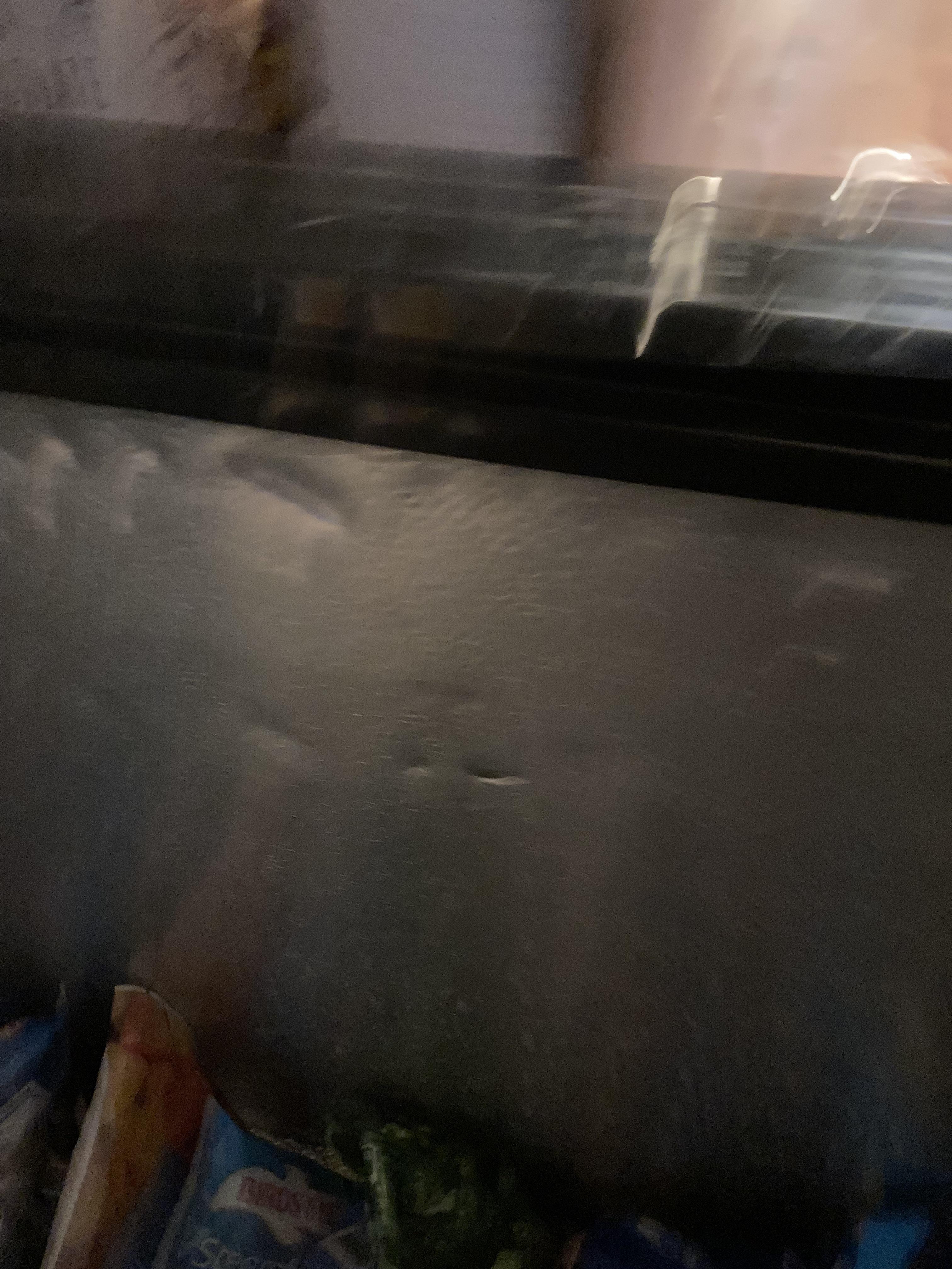 is it safe to keep this ? punctured deep freezer, fas smells goes on