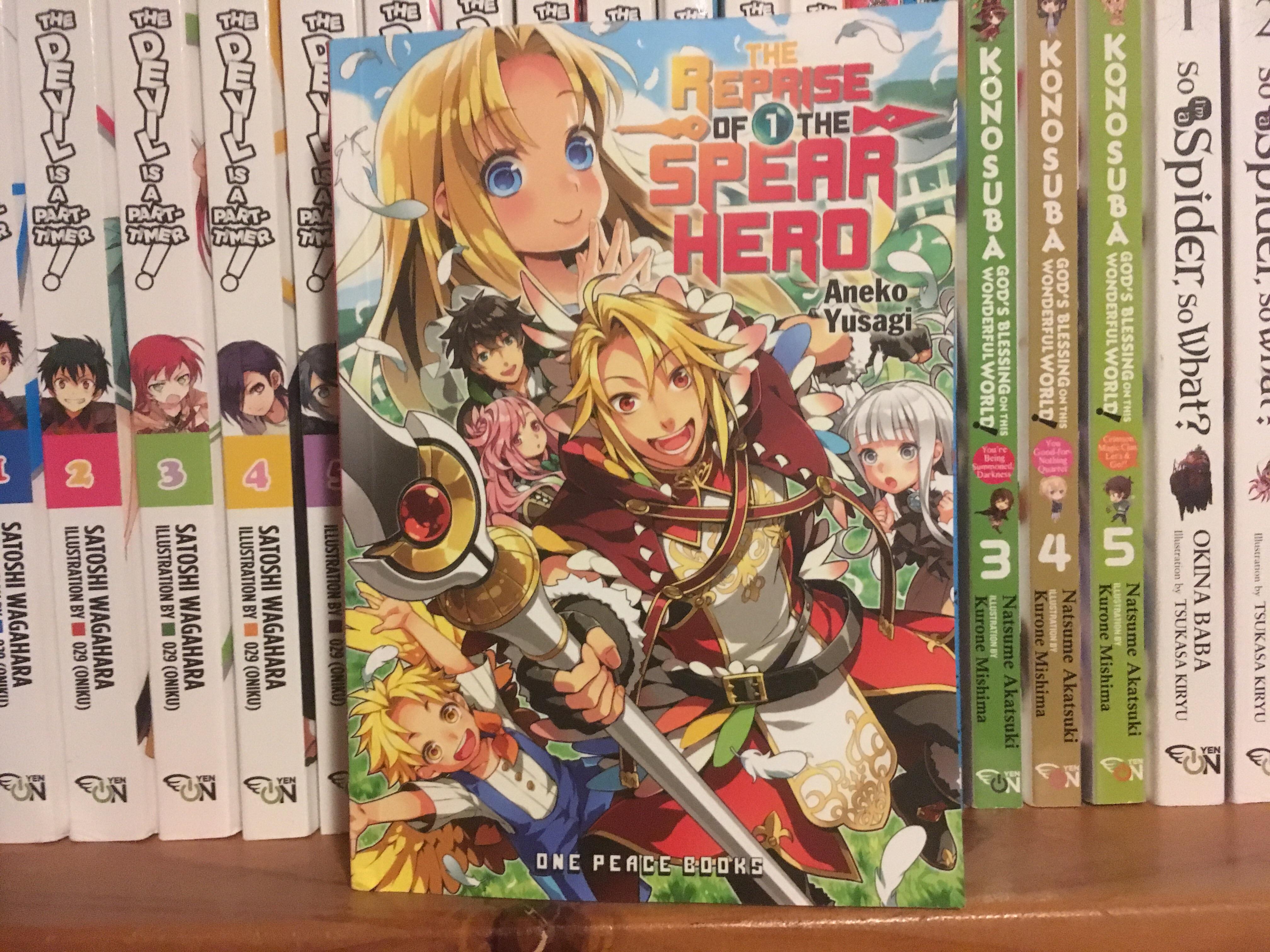 Mail day makes a great day!!; reprise of the spear hero. LightNovels