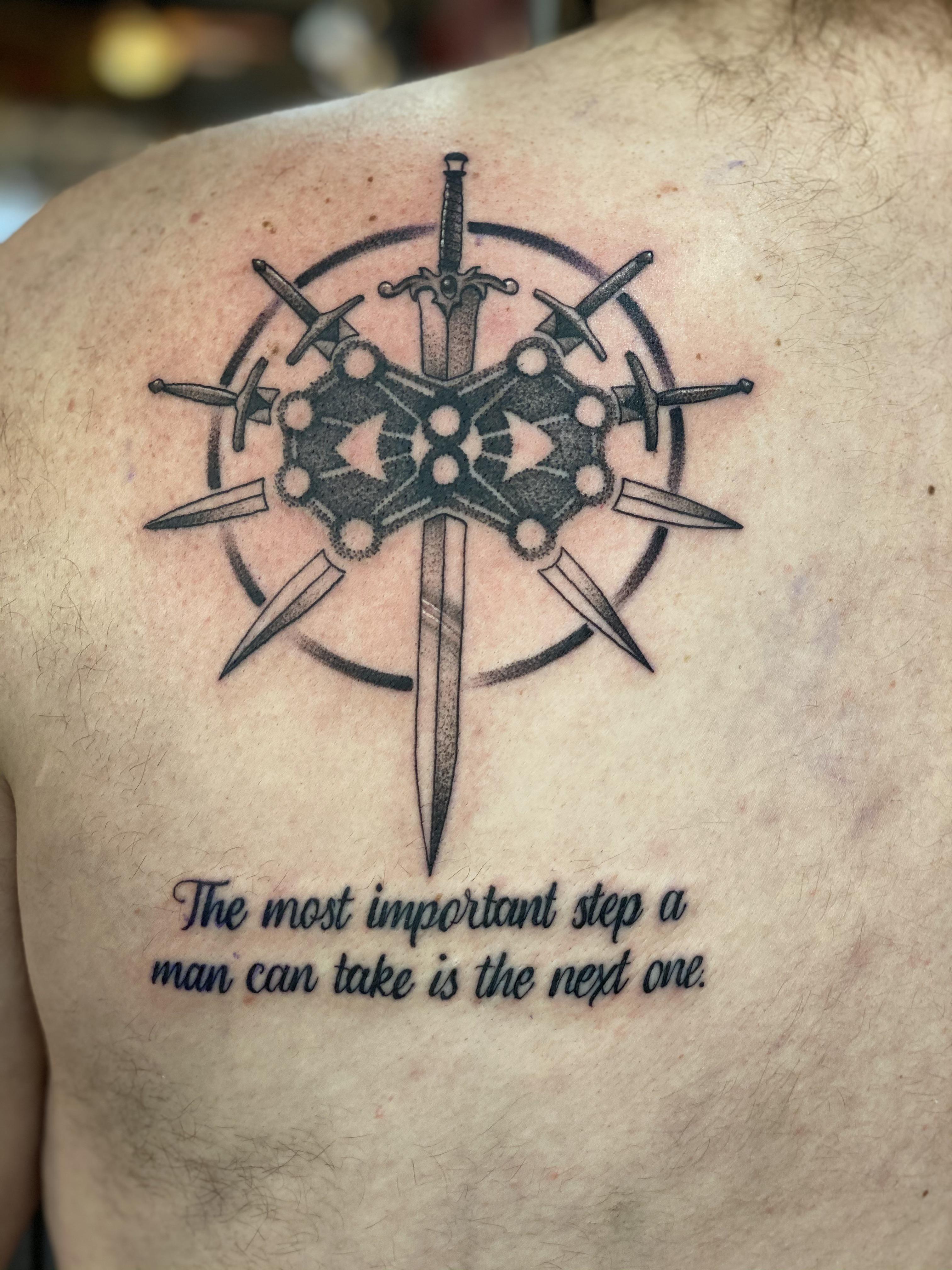 My first tattoo! Thanks to Emma Atomic Lotus OKC. Also already have my