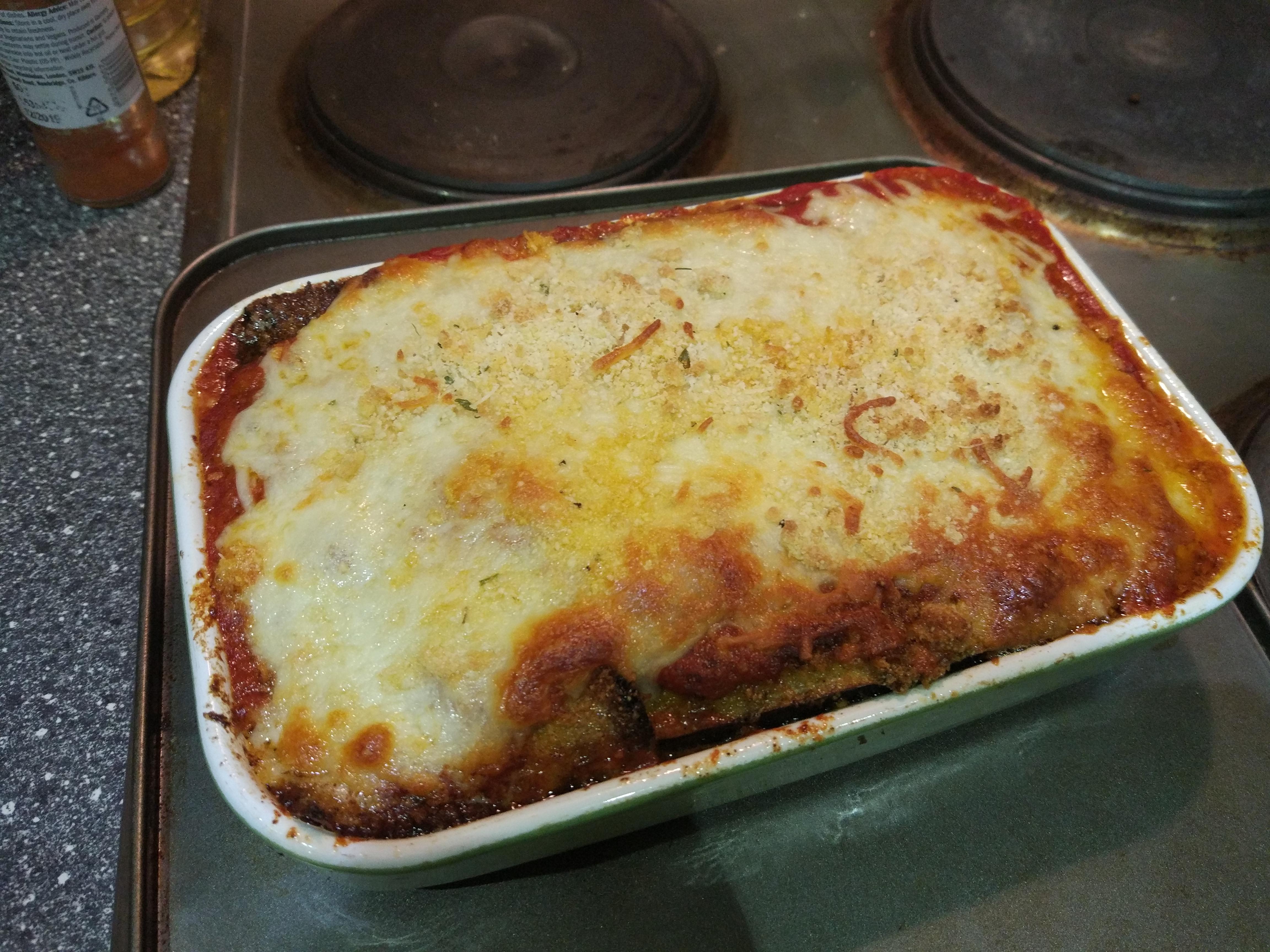 Low carb eggplant parmesan delicious r/lowcarb