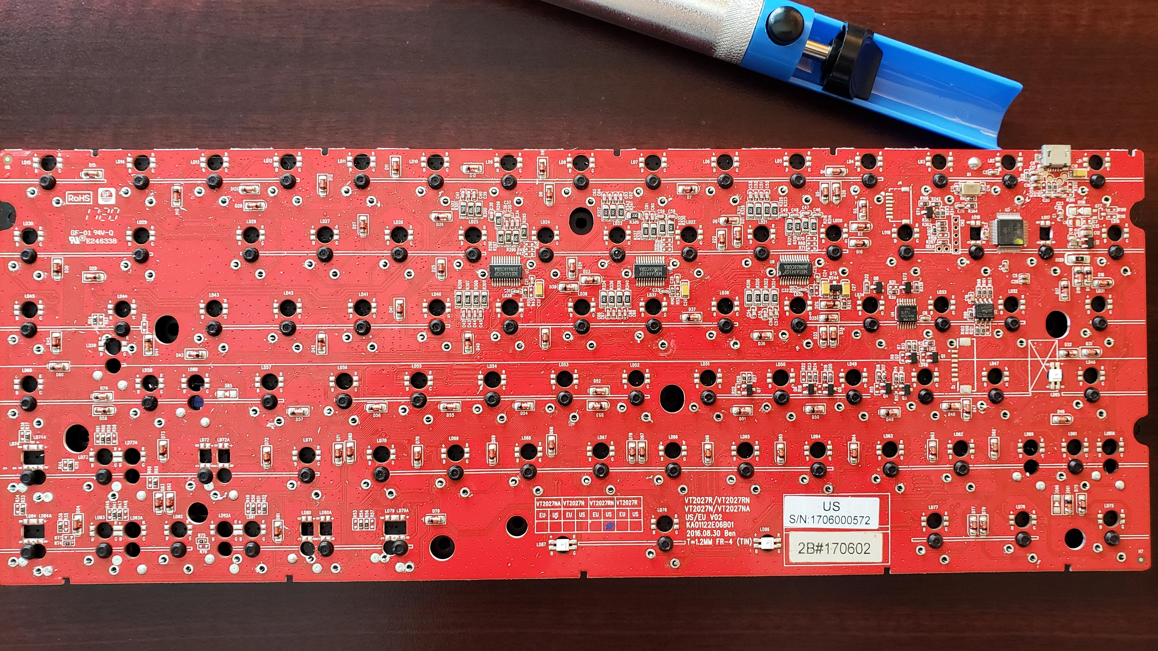 Cleanest desoldering job I've done! r/MechanicalKeyboards