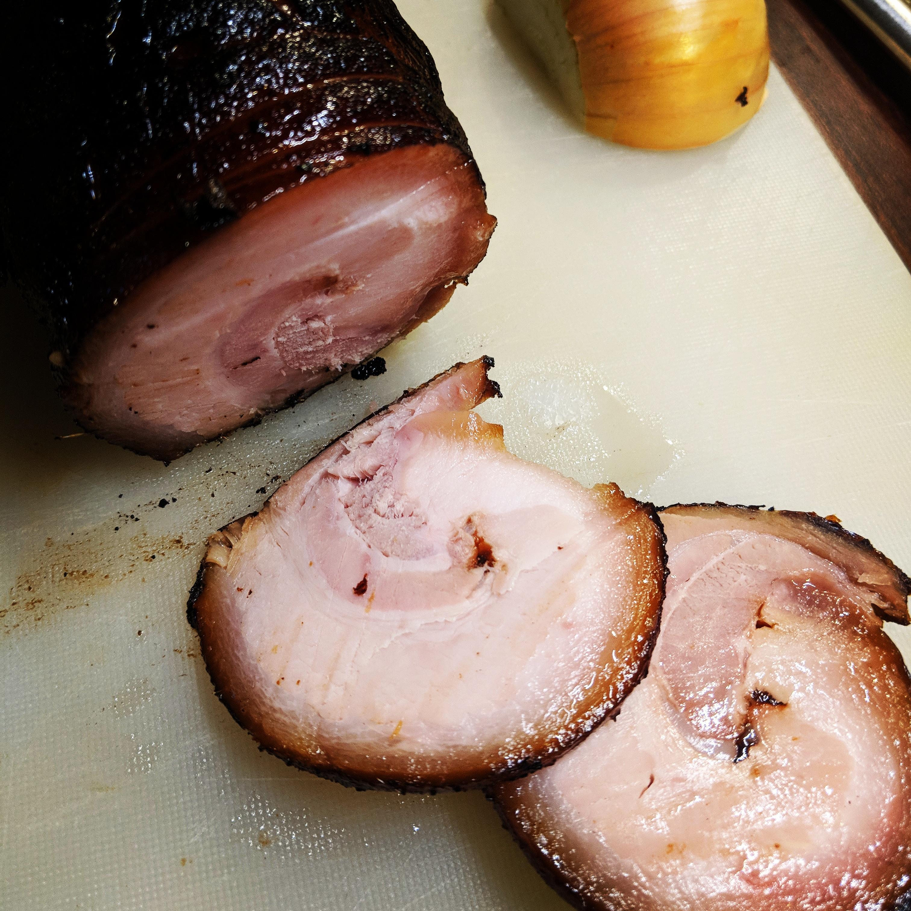 Pork belly chashu, 36 hours, 63.3 celcius r/sousvide