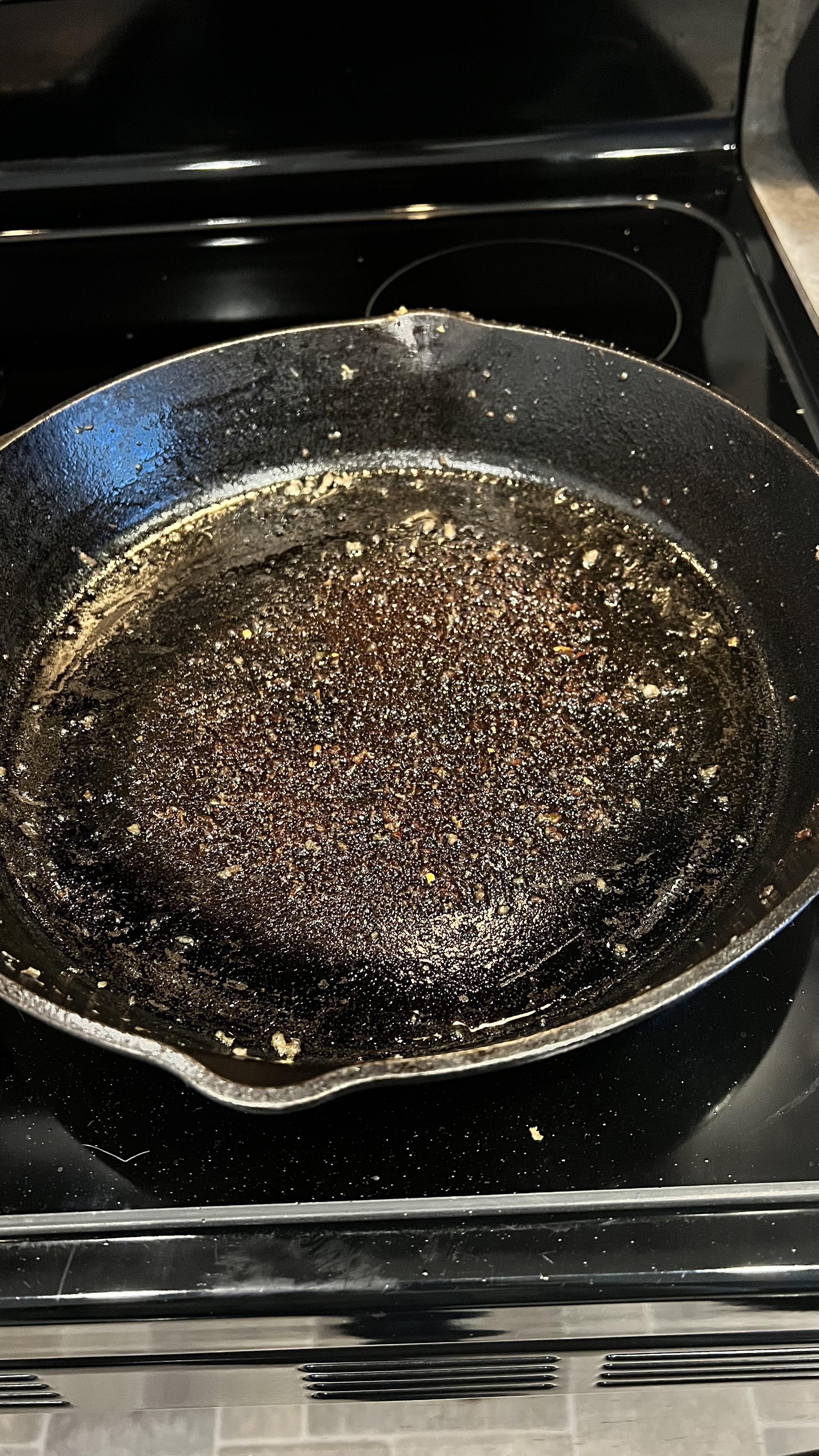 (New Owner) Do I need to preheat cast iron? This was some pretty fatty