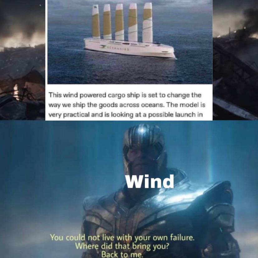 Cargo ships are actually massive polluters r/memes