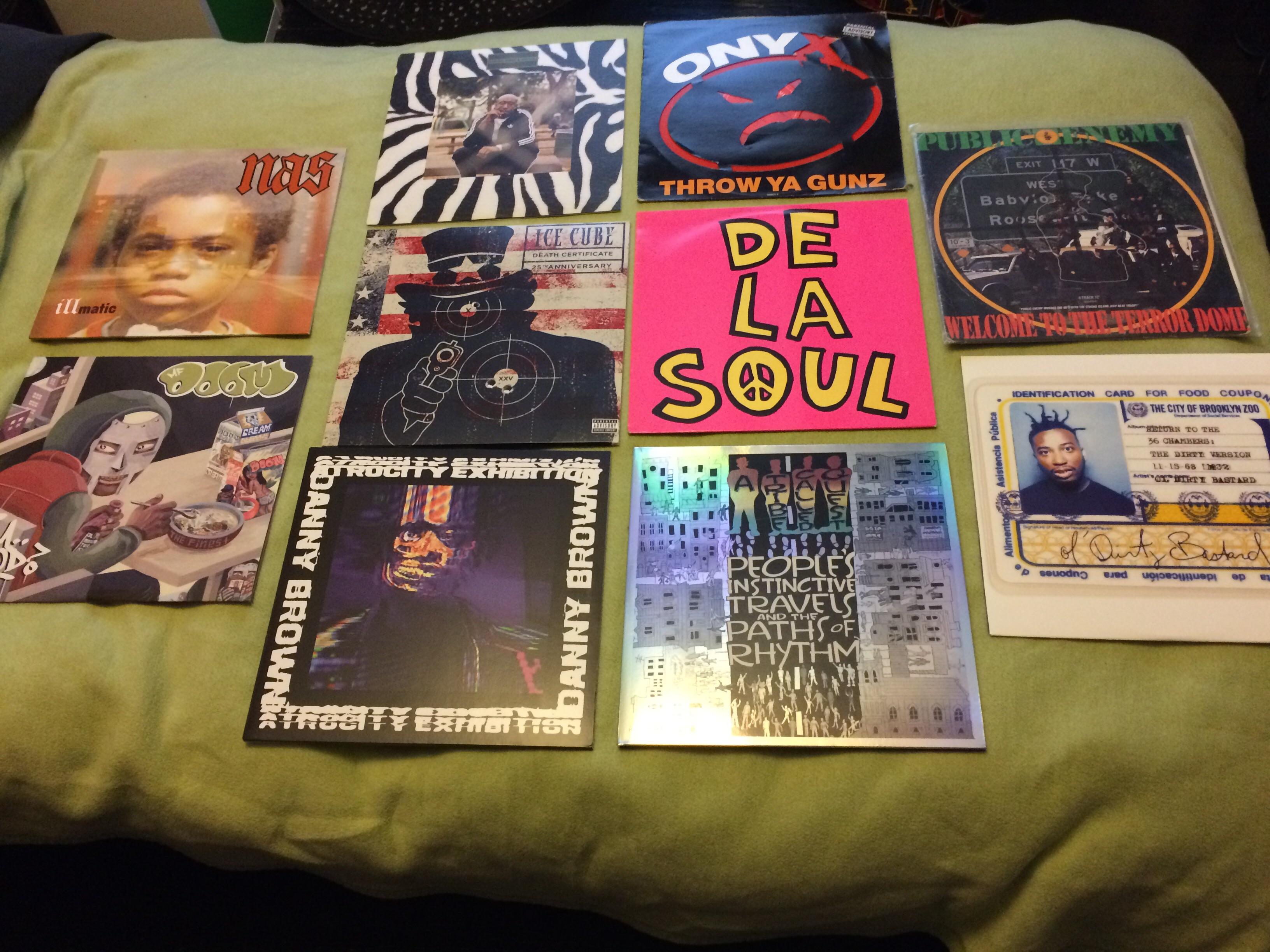 Hiphop collection from the last few months r/vinyl