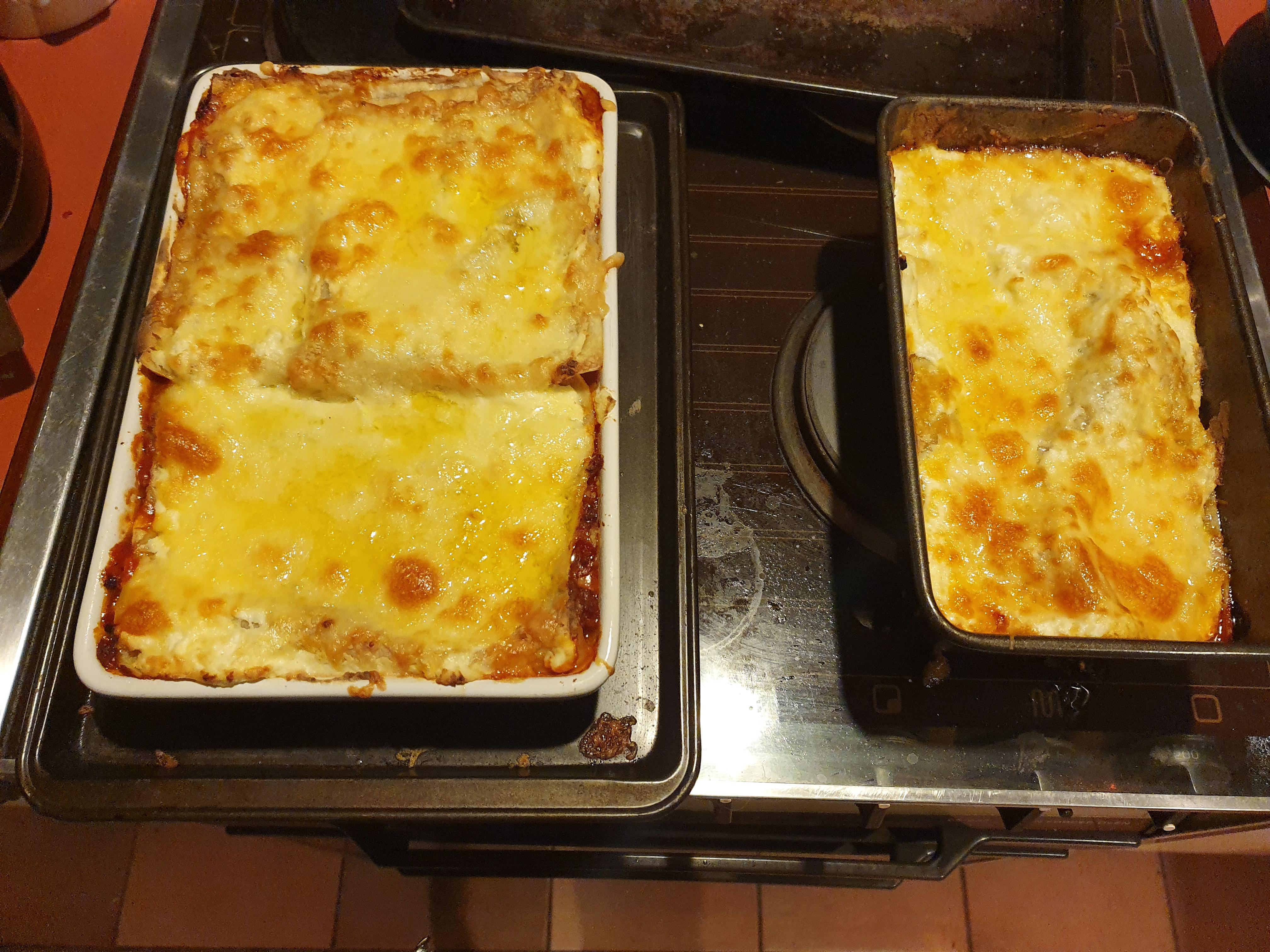 my first lasagnas! r/shittyfoodporn