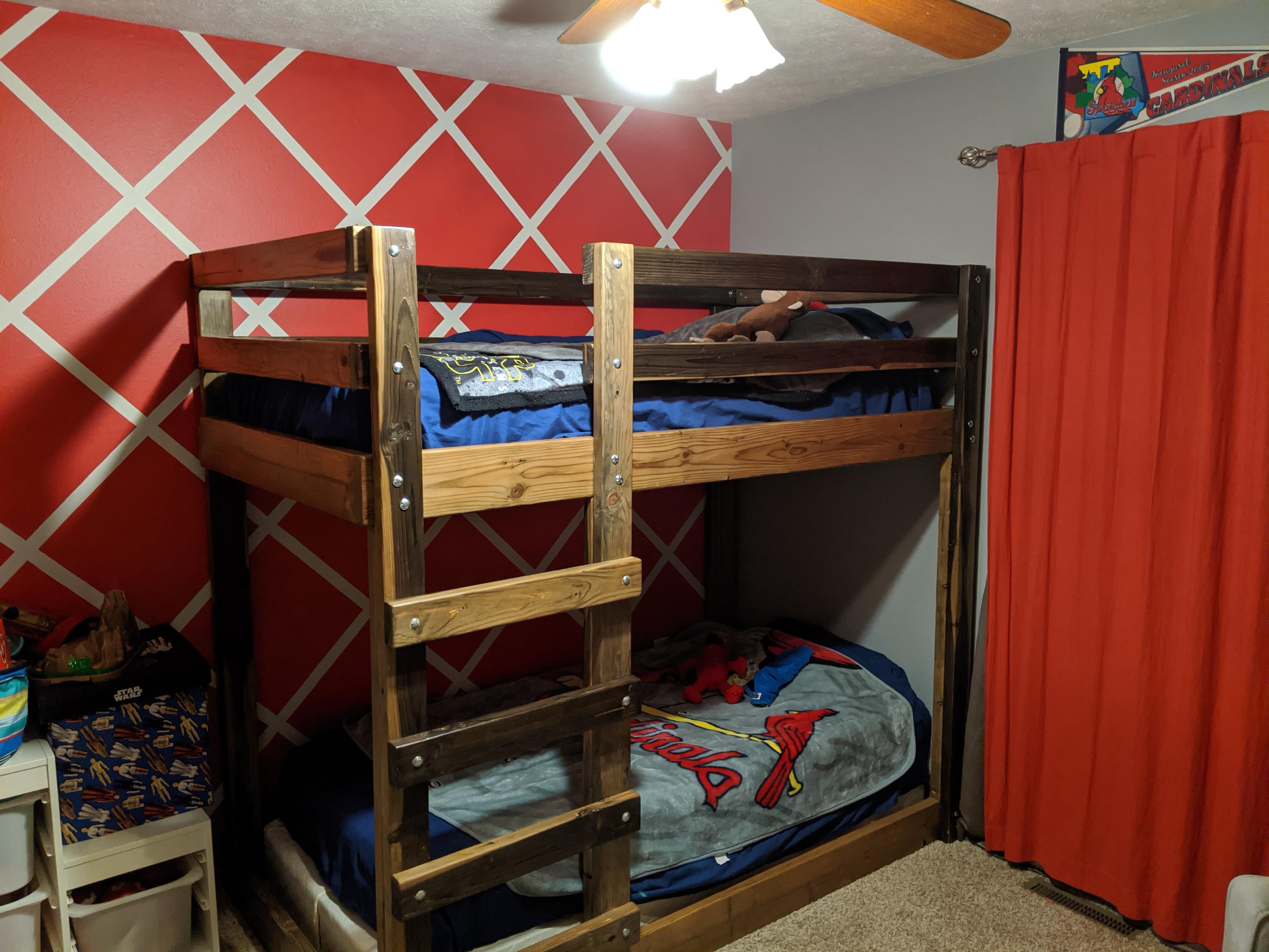 Bunk bed for the boys. r/woodworking