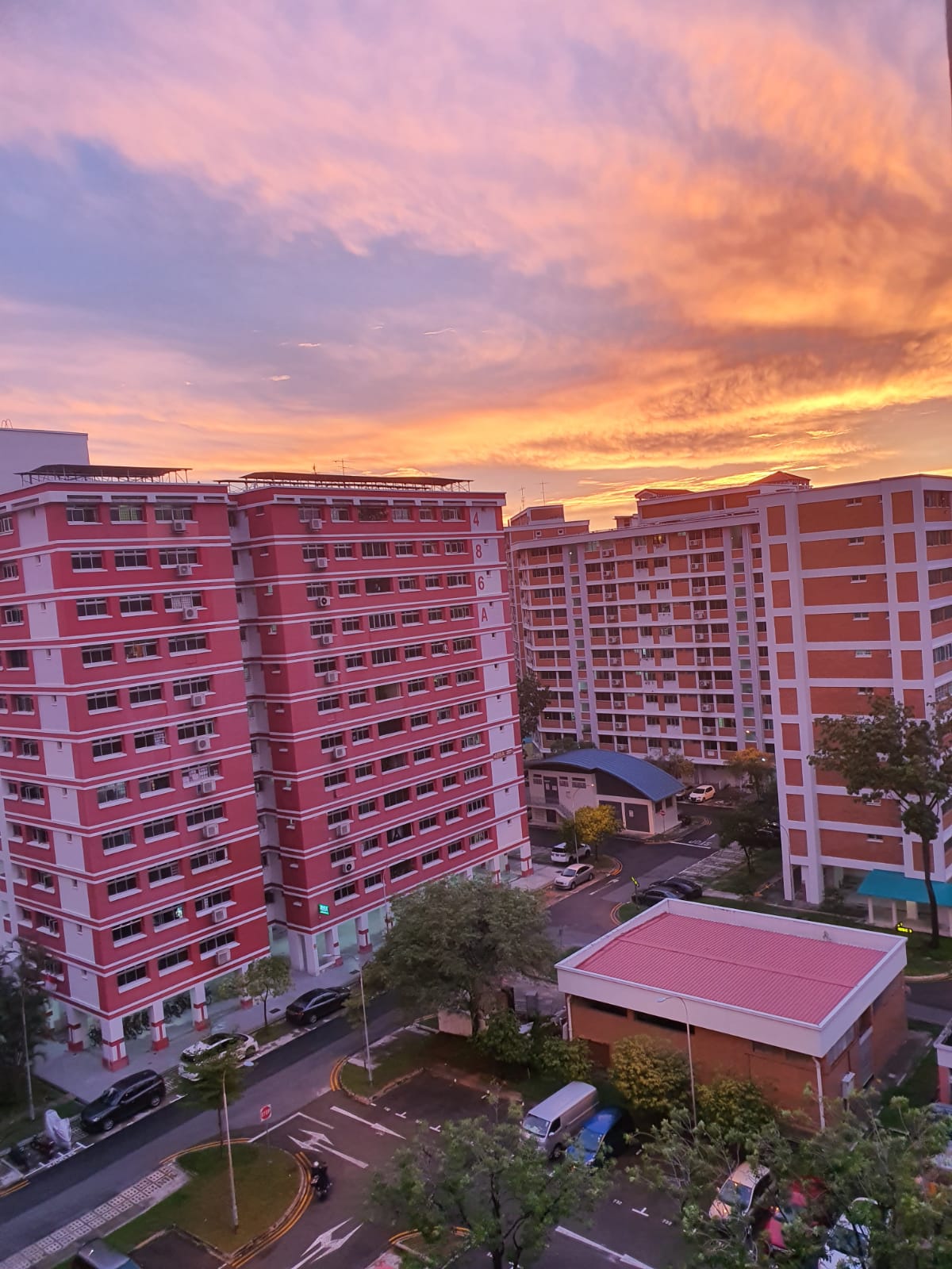 Singapore suburbs .Most Singaporeans live in government owned
