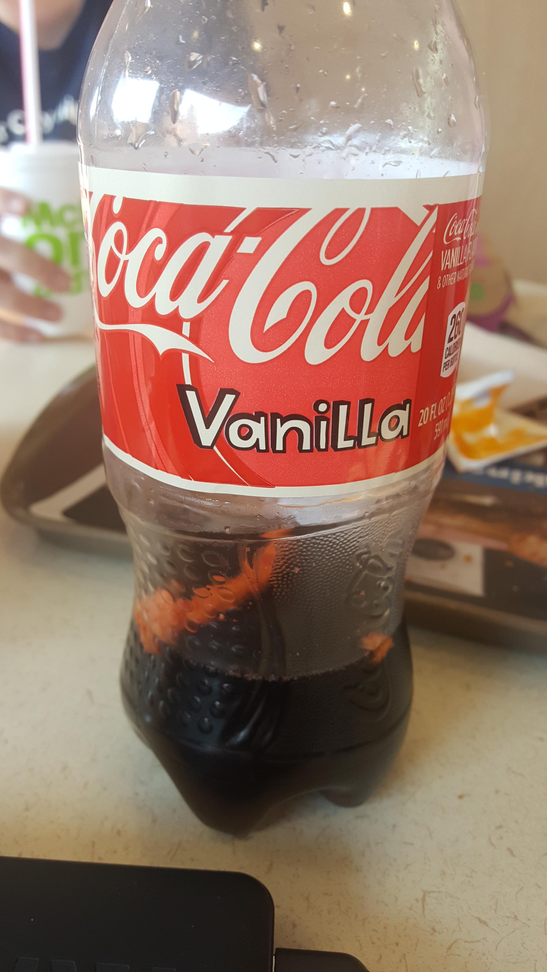 My friend put a hot cheeto in his coke. shittyfoodporn
