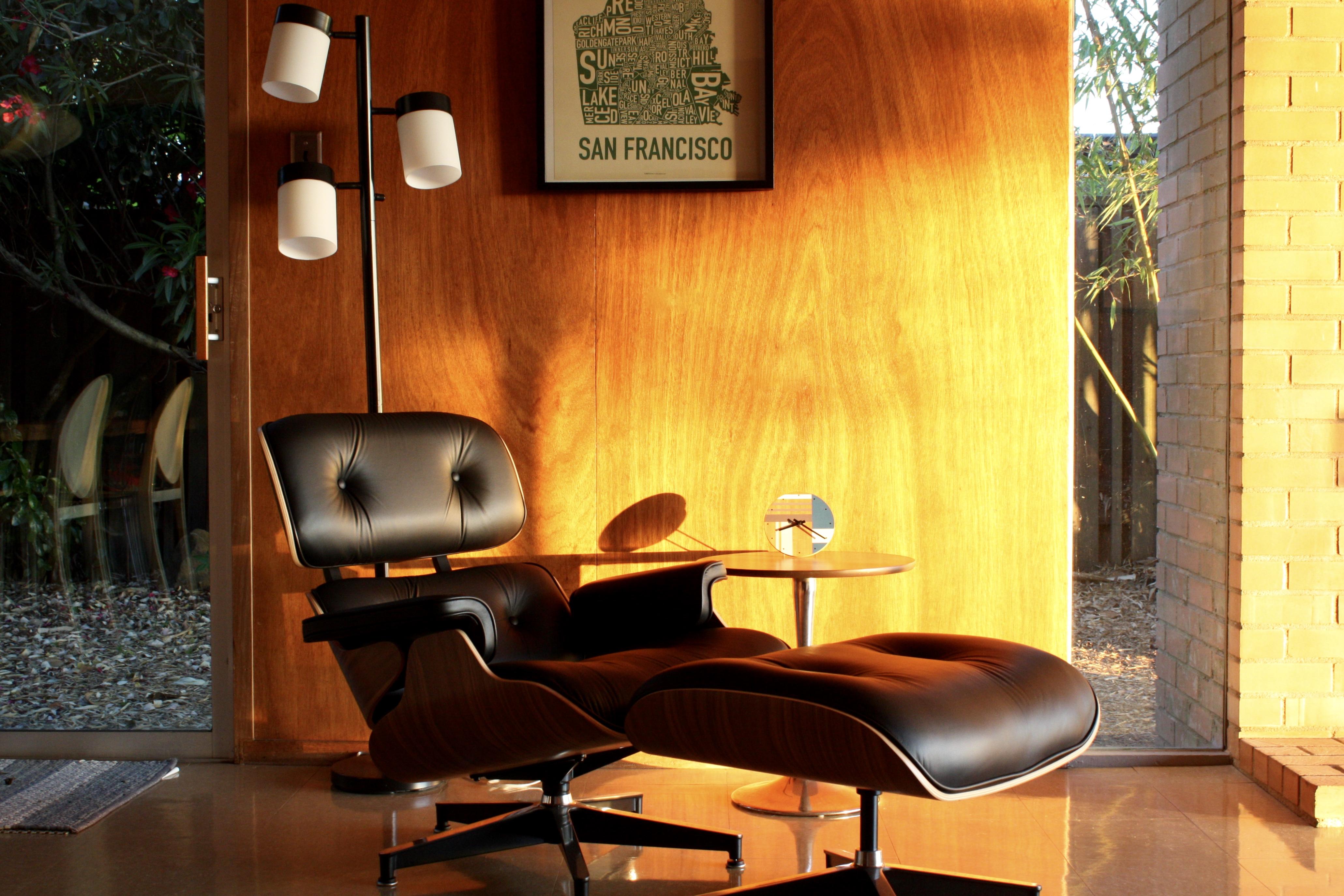 Finally got an Eames Lounge Chair to go with my Mid Century home r