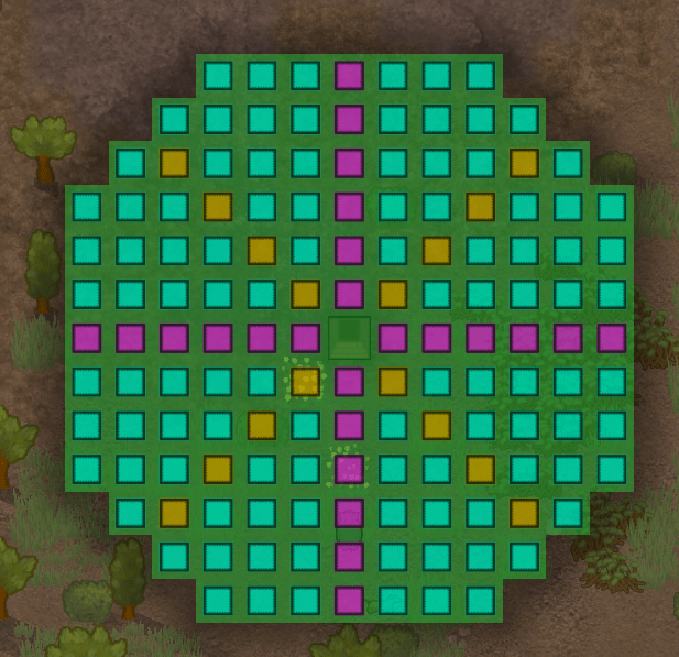 Rimworld MiniTutorial A roof can be built 6 tiles in a straight