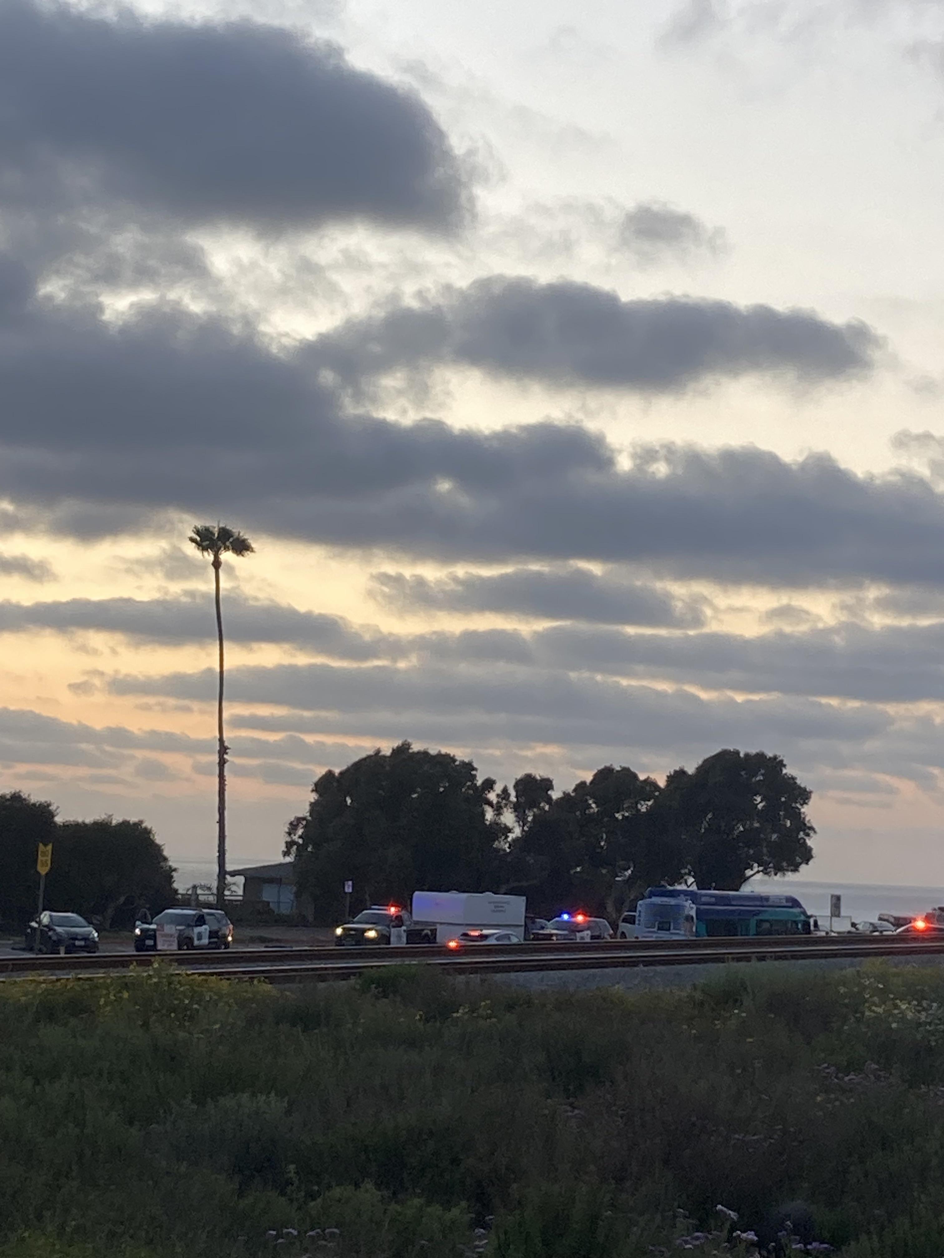 DUI checkpoint being set up between Encinitas and Cardiff right now r