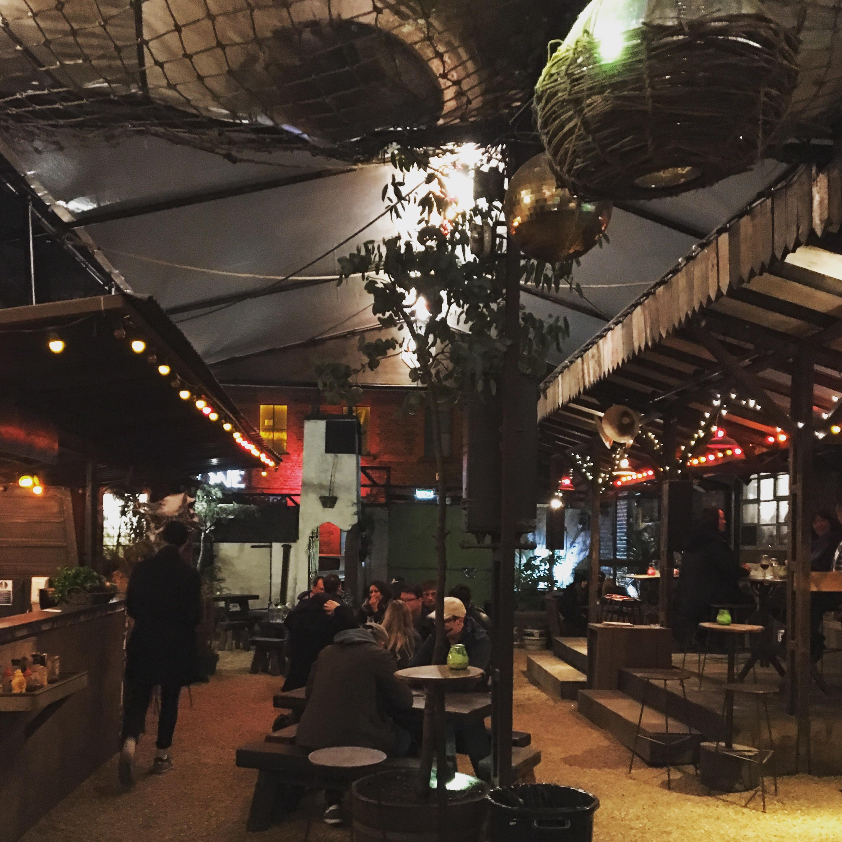 The Kazimier beer garden in Liverpool. Great live music weekly r