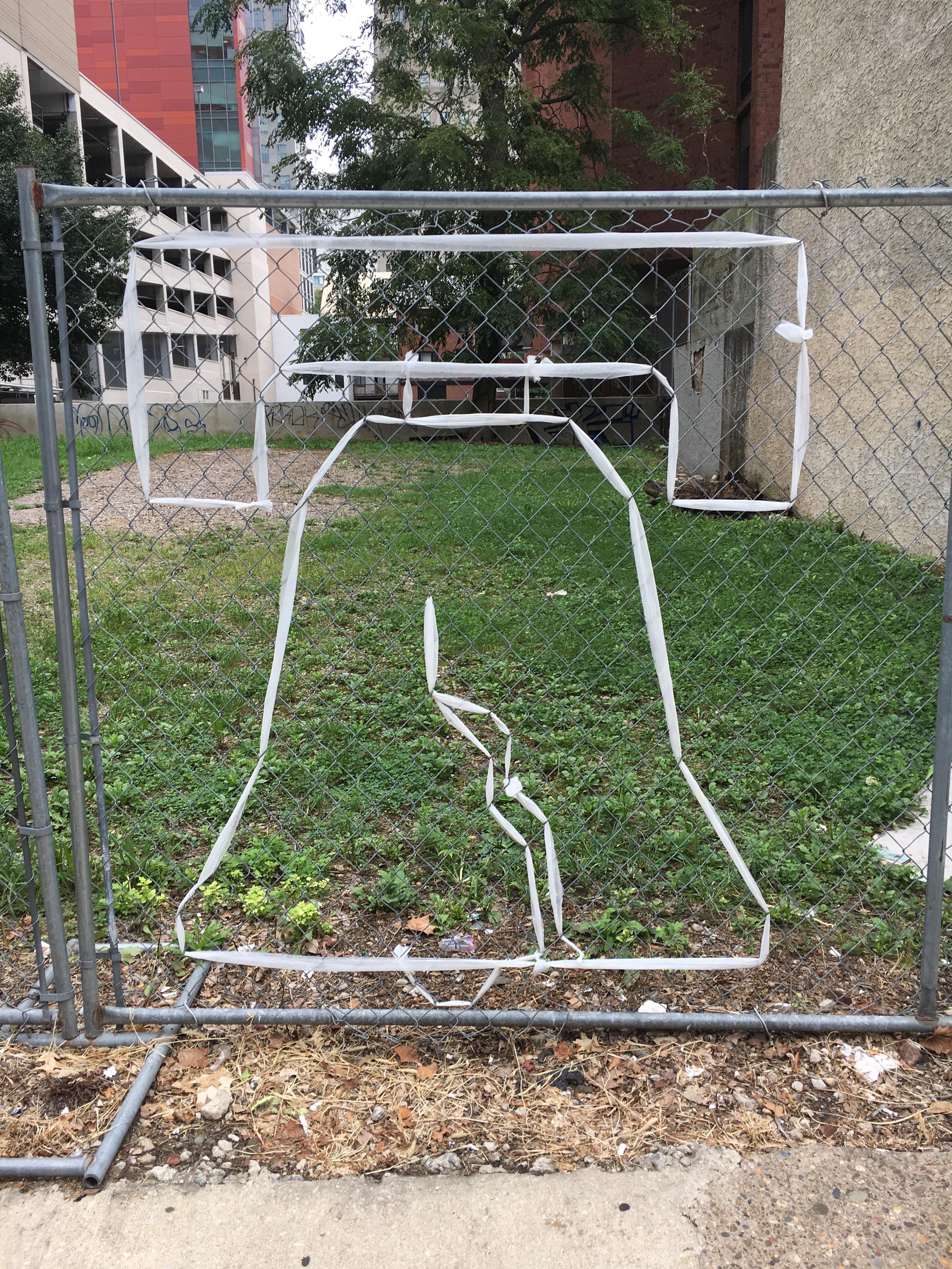 Seen around 9th and locust. I think it’s trash bags? r/philadelphia