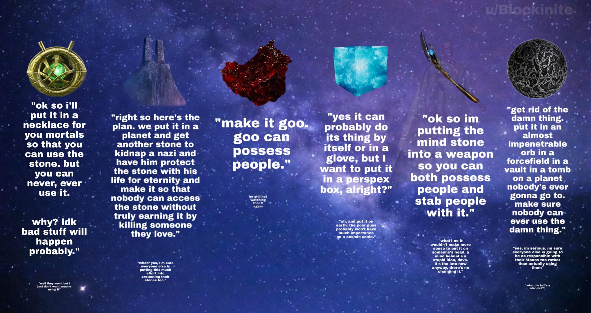 You guys seemed to like my description of the Infinity