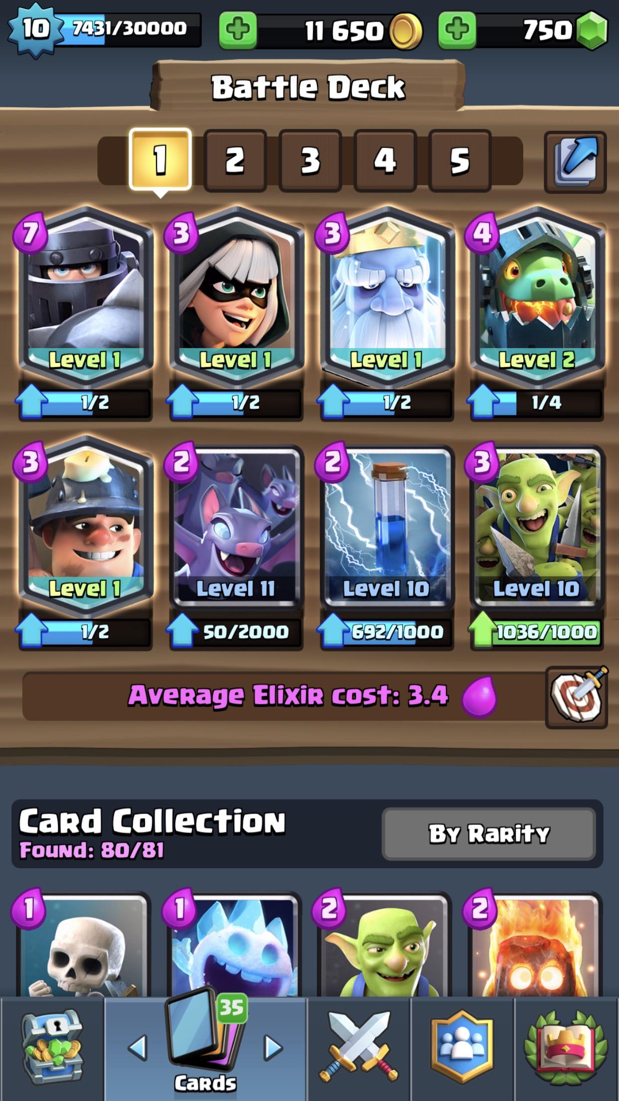 Any way to make this deck better?? In challenger 1 trying to reach