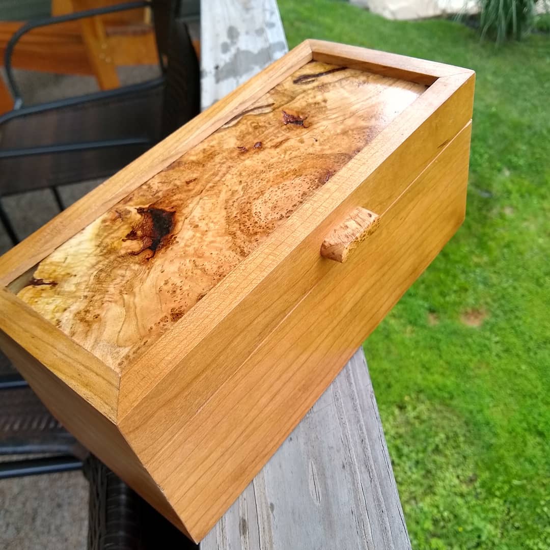 Cherry burl box r/woodworking