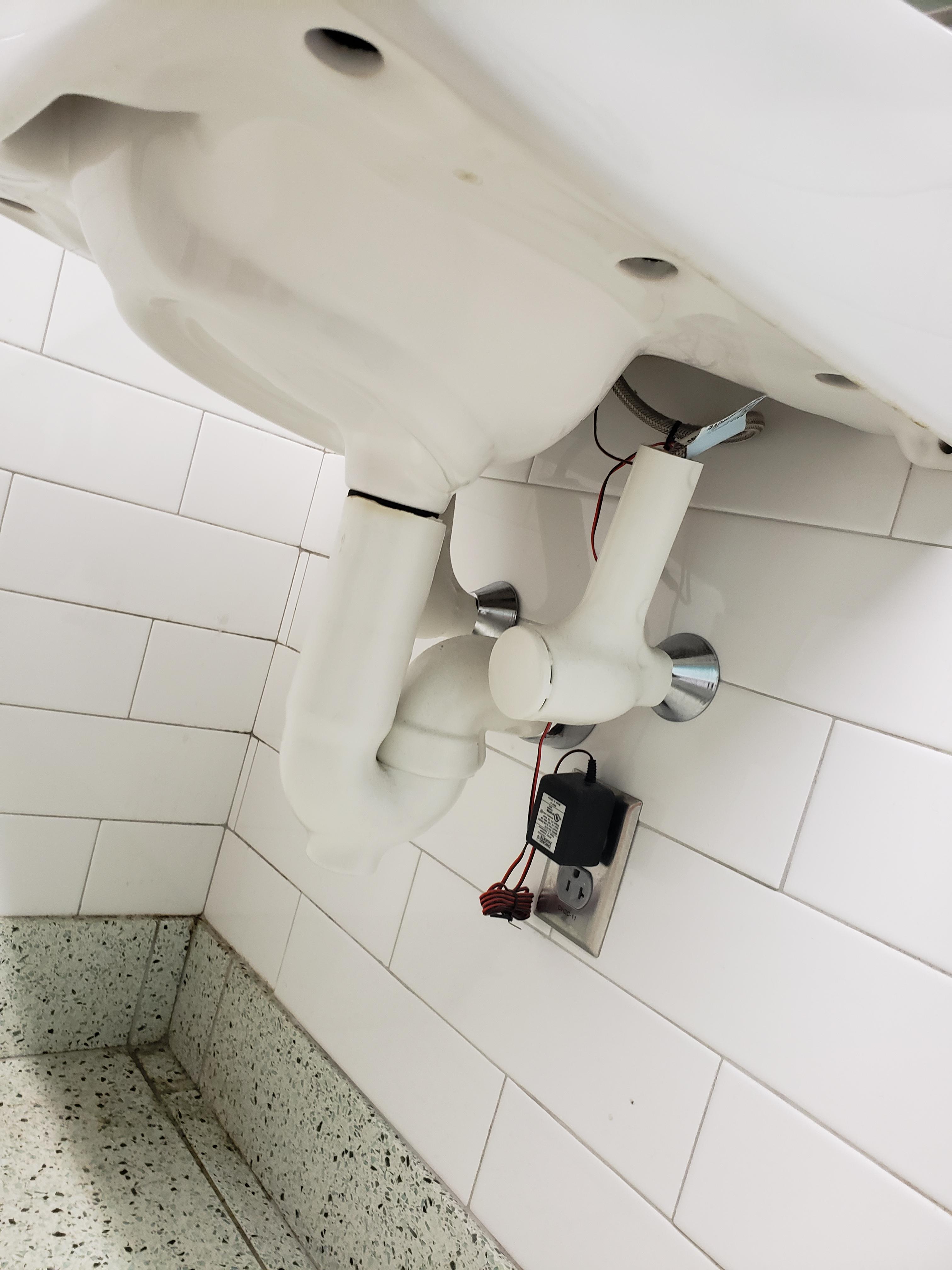 The outlet under the sink in my hospital isn't a GFCI. r/OSHA