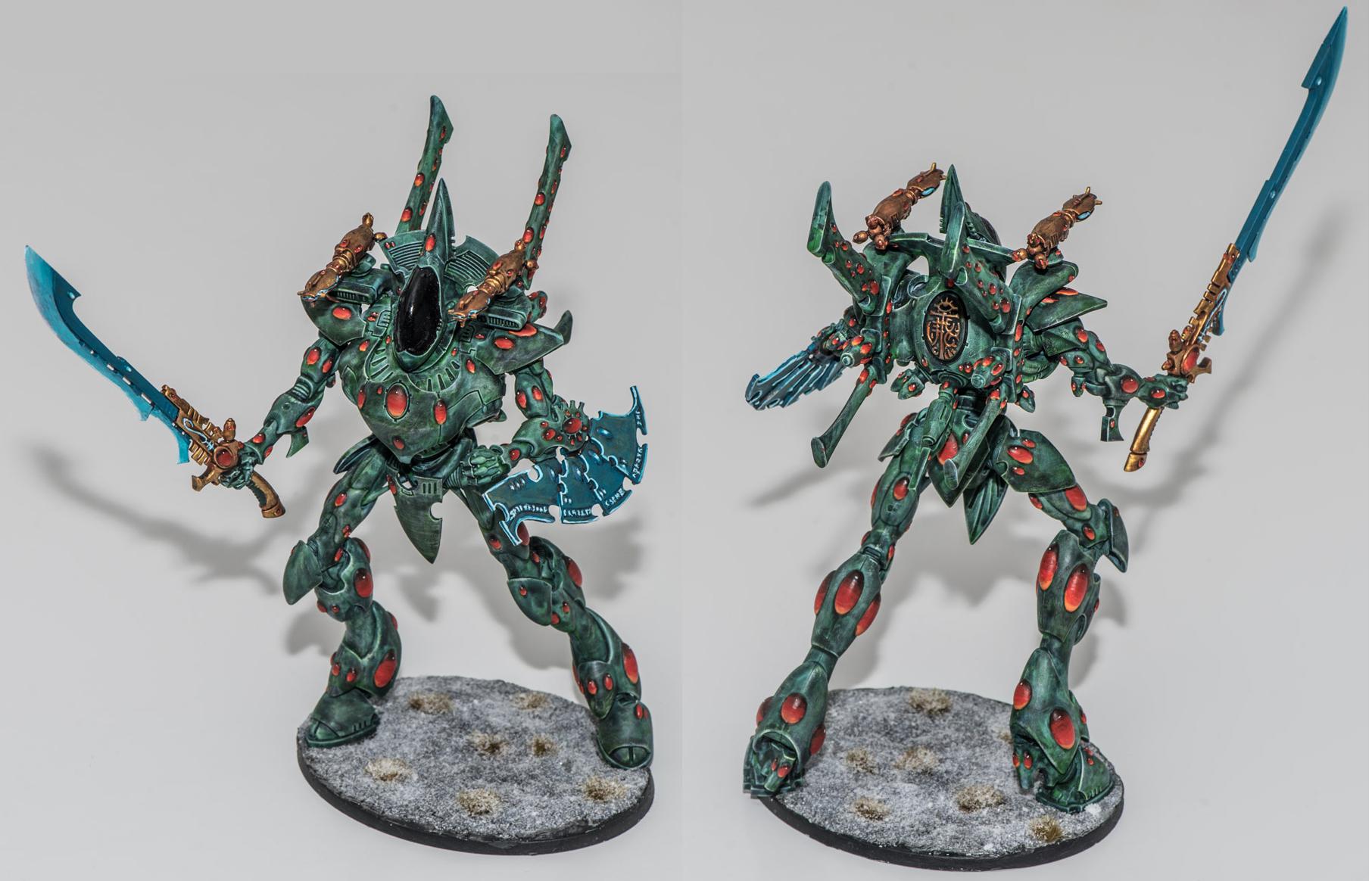 Completed wraithknight, gems, gems, gems... r/Warhammer40k